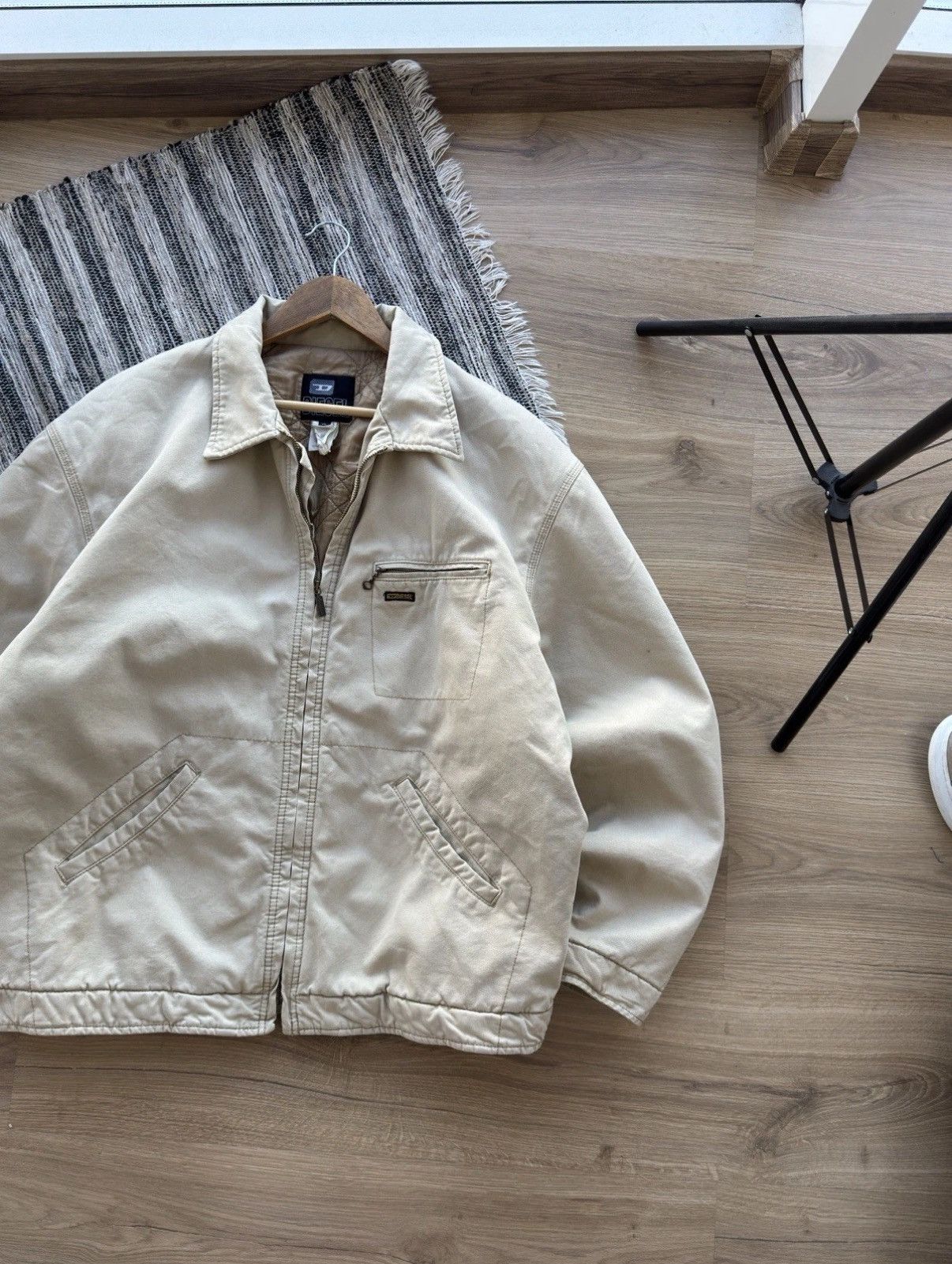 Diesel DIESEL VINTAGE DETROIT RETRO 90s BEIGE JACKET SIZE XL MEN Size US XL / EU 56 / 4 - 2 Thumbnail