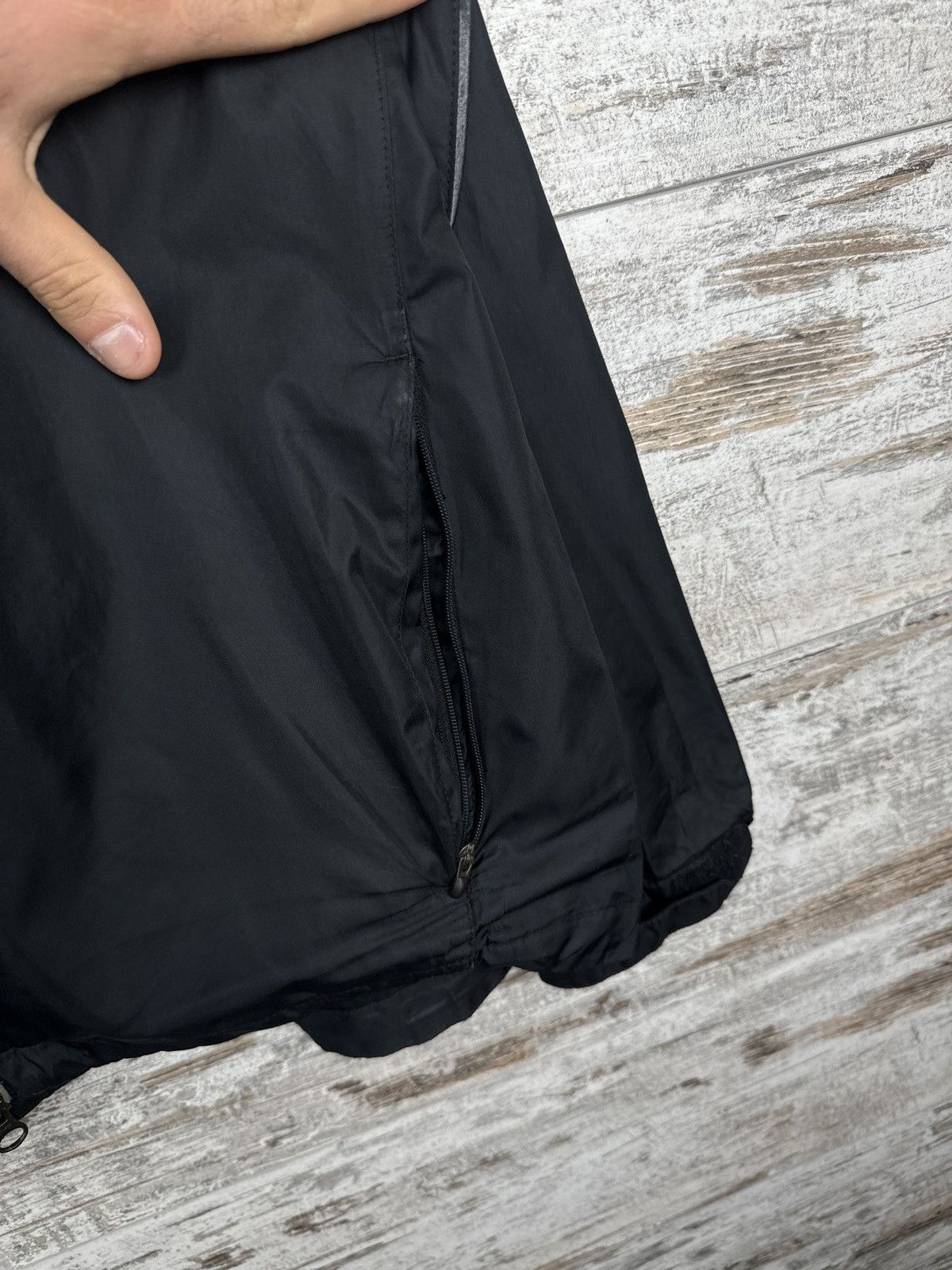 Nike Mens Vintage Nike track jacket black swoosh y2k drill rare Size US XL / EU 56 / 4 - 7 Thumbnail