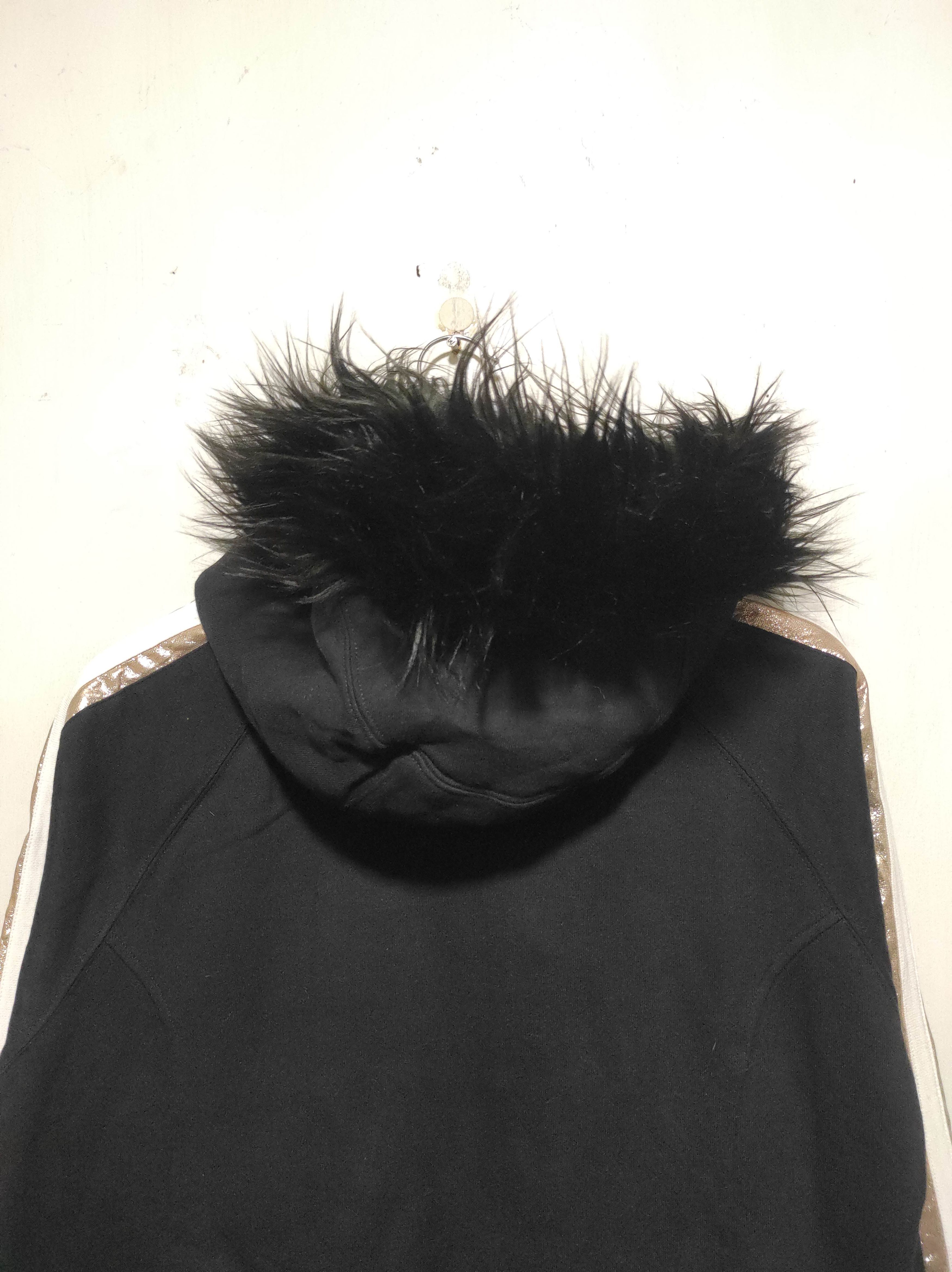 If Six Was Nine Rady black Double Zipper Fur Hoodie i6w9 Lgb Style Size US S / EU 44-46 / 1 - 14 Thumbnail
