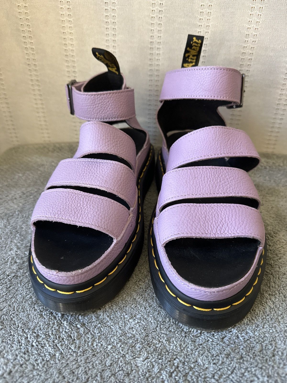 Dr. Martens Dr Martens Clarissa II Quad Women's Lilac Purple Sandals Size US 9 / IT 39 - 3 Thumbnail