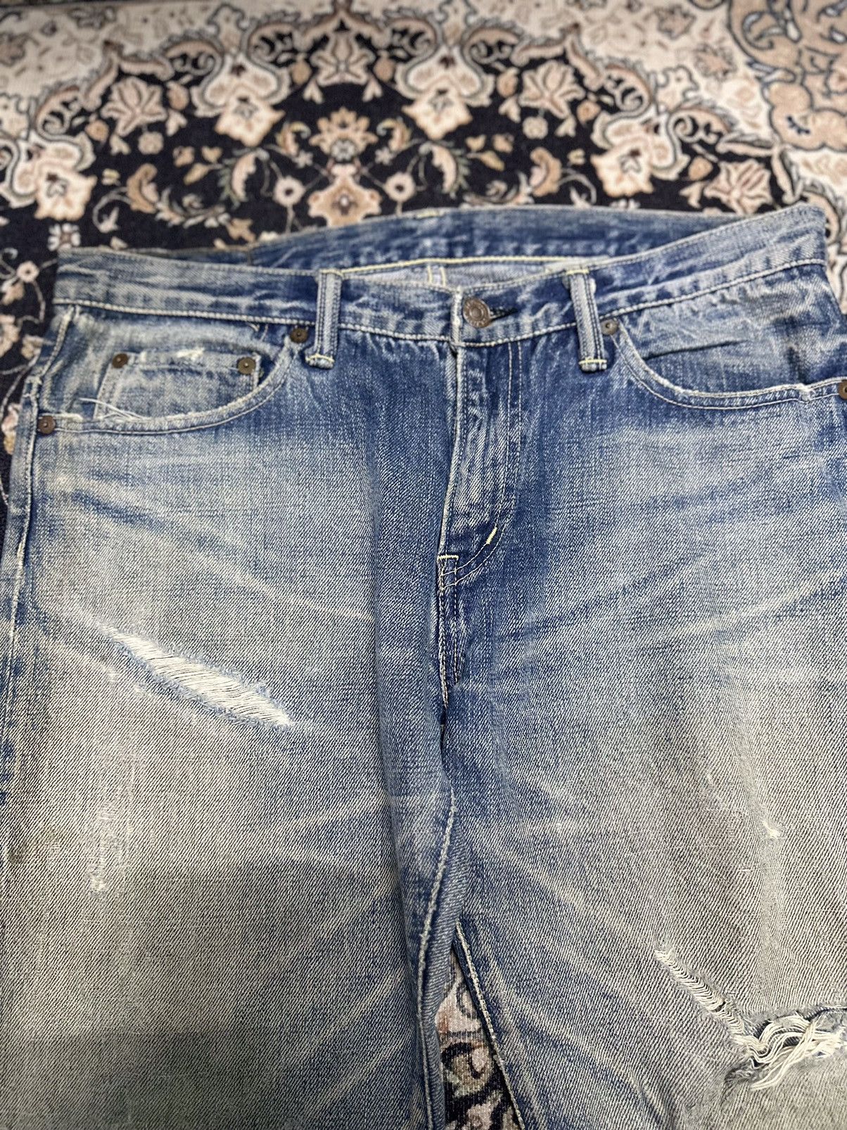 Vintage 💥Japanese brand💥 Flare Bootcut Crazy Design 💥 Size US 32 / EU 48 - 8 Thumbnail
