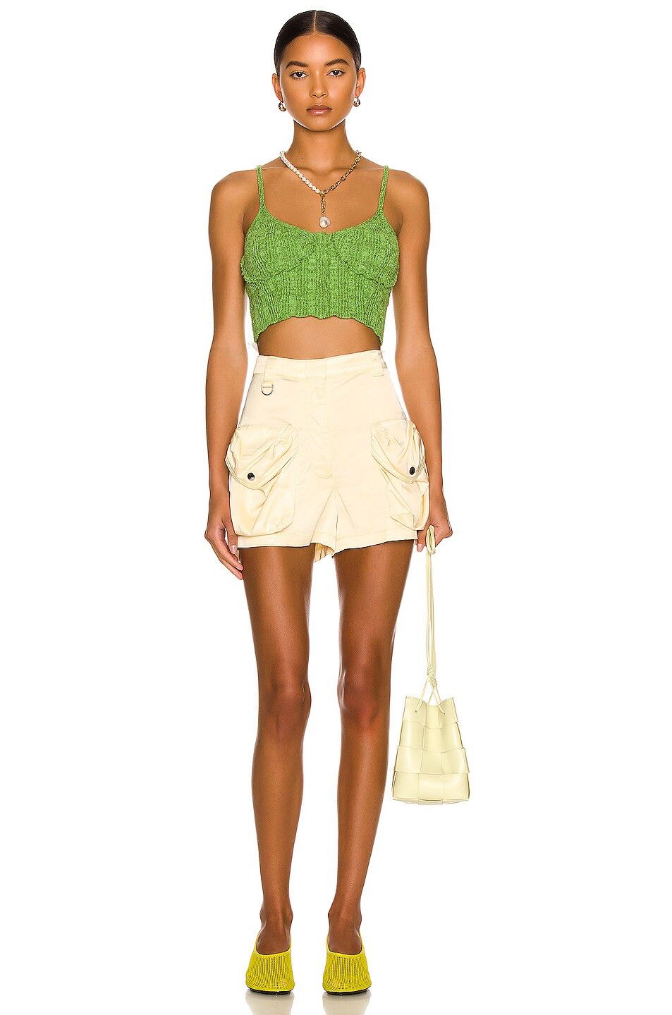 o1y0725 Short in Pastel Yellow