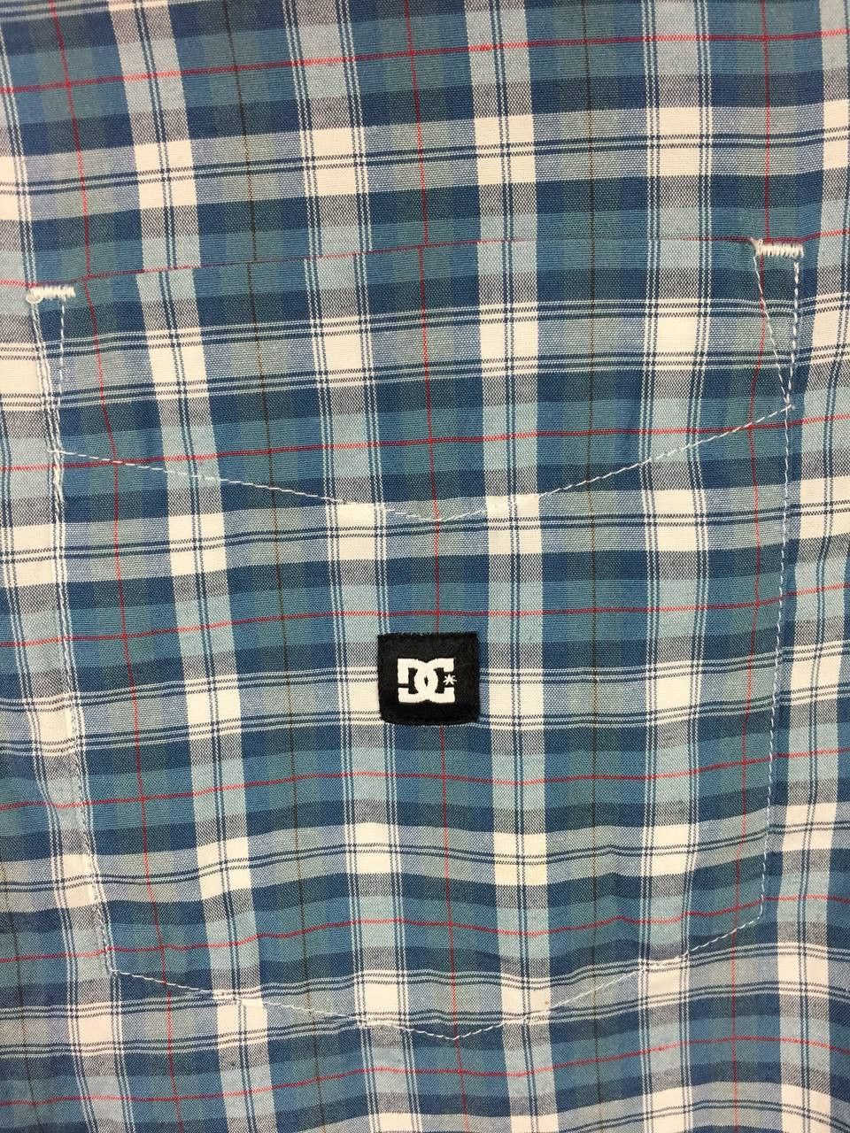 DC DC Shoes Checkered Plaid Button Down Short Sleeve Shirt Size US M / EU 48-50 / 2 - 4 Thumbnail
