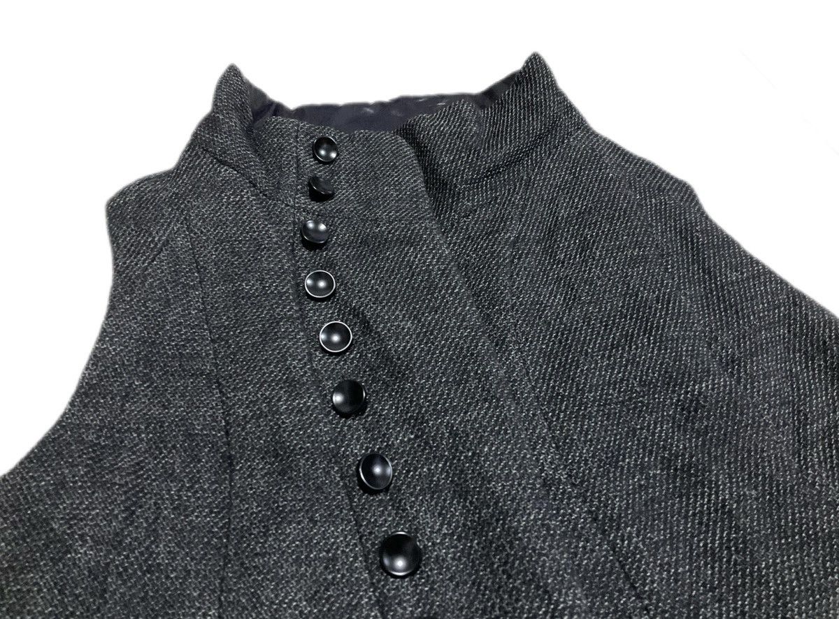Bajra × If Six Was Nine × Japanese Brand 🔥Sick Y2K Bajra Reversible Wool Down Leather Vest Size US S / EU 44-46 / 1 - 6 Thumbnail