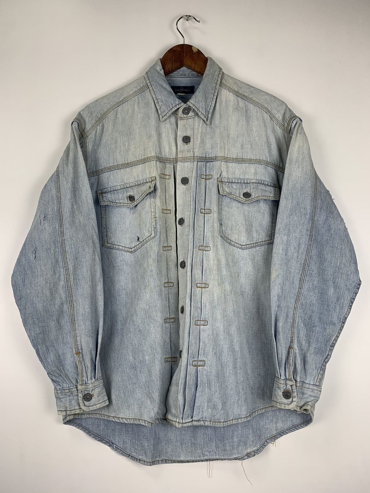 Japanese Brand × Vintage Vintage Japanese Denim Jacket Size US L / EU 52-54 / 3 - 11 Thumbnail