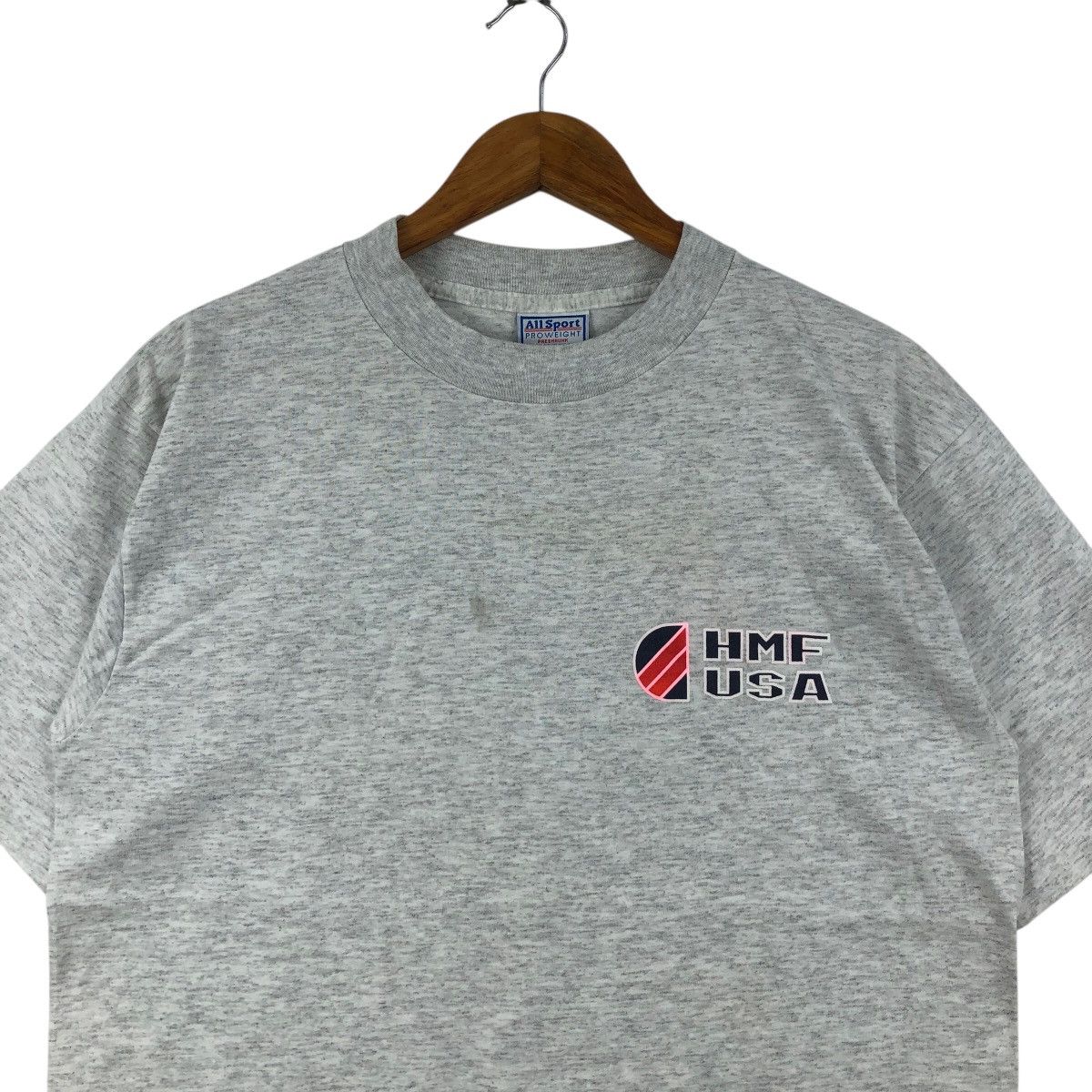 Vintage Vintage 90s HMF USA Tee Shirt All Sport Tag Size US M / EU 48-50 / 2 - 2 Thumbnail