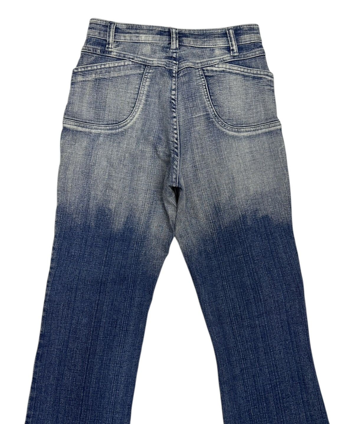 GOSTAR DE FUGA × If Six Was Nine × LOWBOX Vintage Japanese Jean JB Lowbox Style Bootcut Distress Jeans Size US 26 / EU 42 - 6 Thumbnail