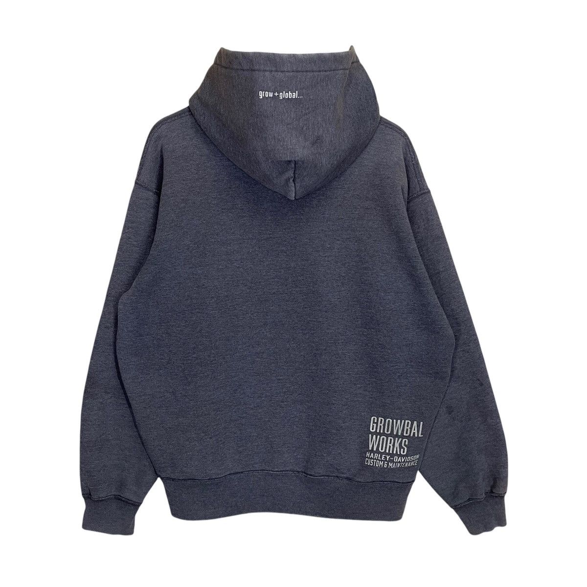 Harley Davidson × Vintage Growbal Works Harley Davidson Custom & Maintenance Hoodie Size US L / EU 52-54 / 3 - 8 Thumbnail
