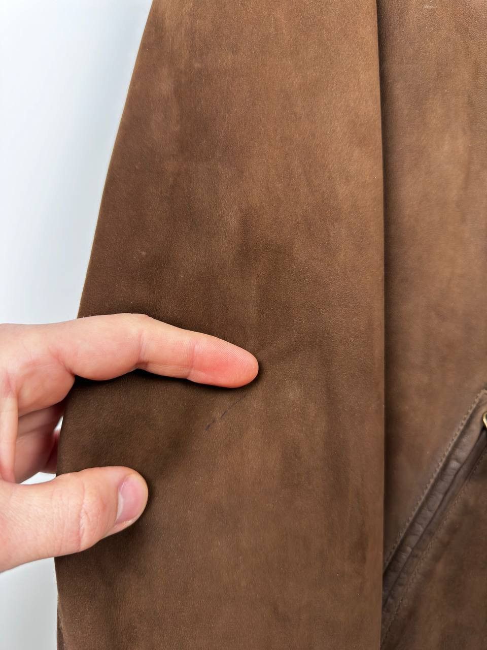 Loro Piana Loro Piana Suede Leather Cashmere Jacket Size US XXL / EU 58 / 5 - 12 Thumbnail