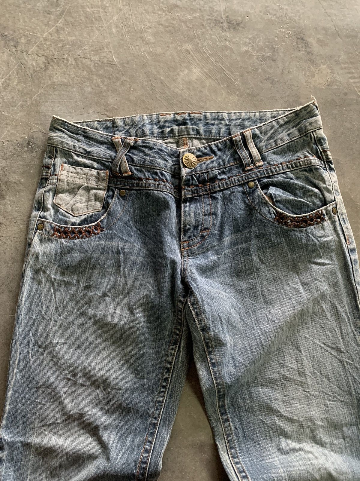 If Six Was Nine flare vintage japanese jeans western style backpocket patch Size US 32 / EU 48 - 3 Thumbnail