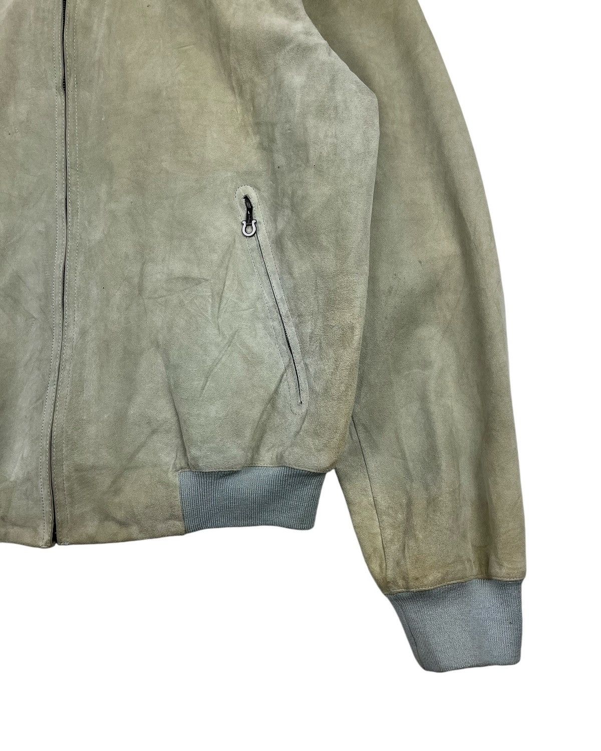 Salvatore Ferragamo Salvatone Ferragamo Leather Bomber Size US L / EU 52-54 / 3 - 4 Thumbnail