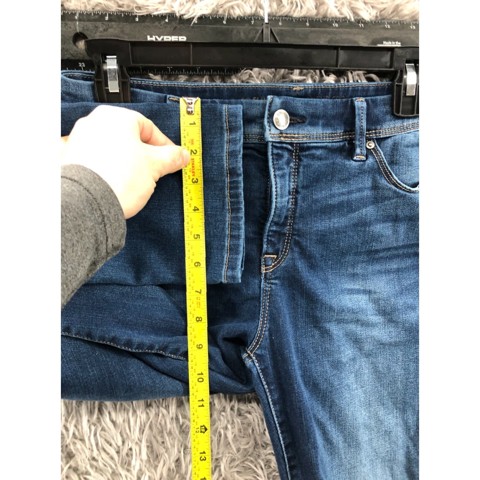 Vintage Chico's Girlfriend Crop Jeans Size 0 Womens Medium Wash Blue Crop Jeans 0 Chico's Girlfriend Medium Wash Blue Womens Size 0 Size 25" / US 0 / IT 36 - 4 Thumbnail