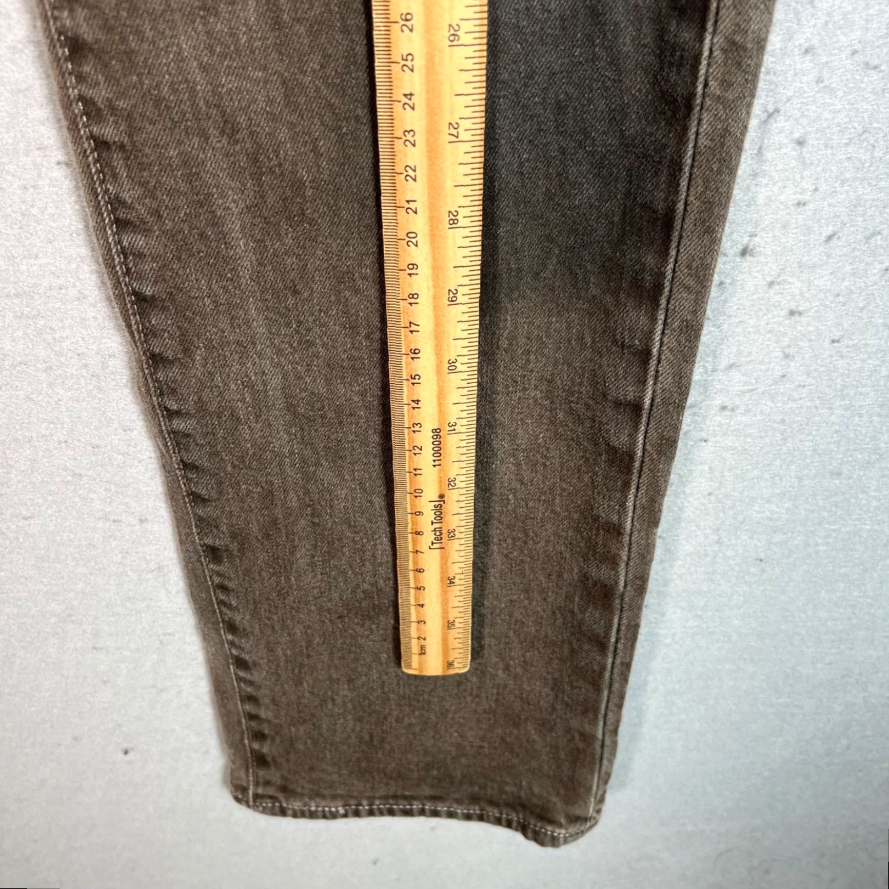 Levi's Levis 513 Slim Straight Fit Mens Jeans 32 x 32 Brown Stretch Denim Size US 32 / EU 48 - 7 Thumbnail