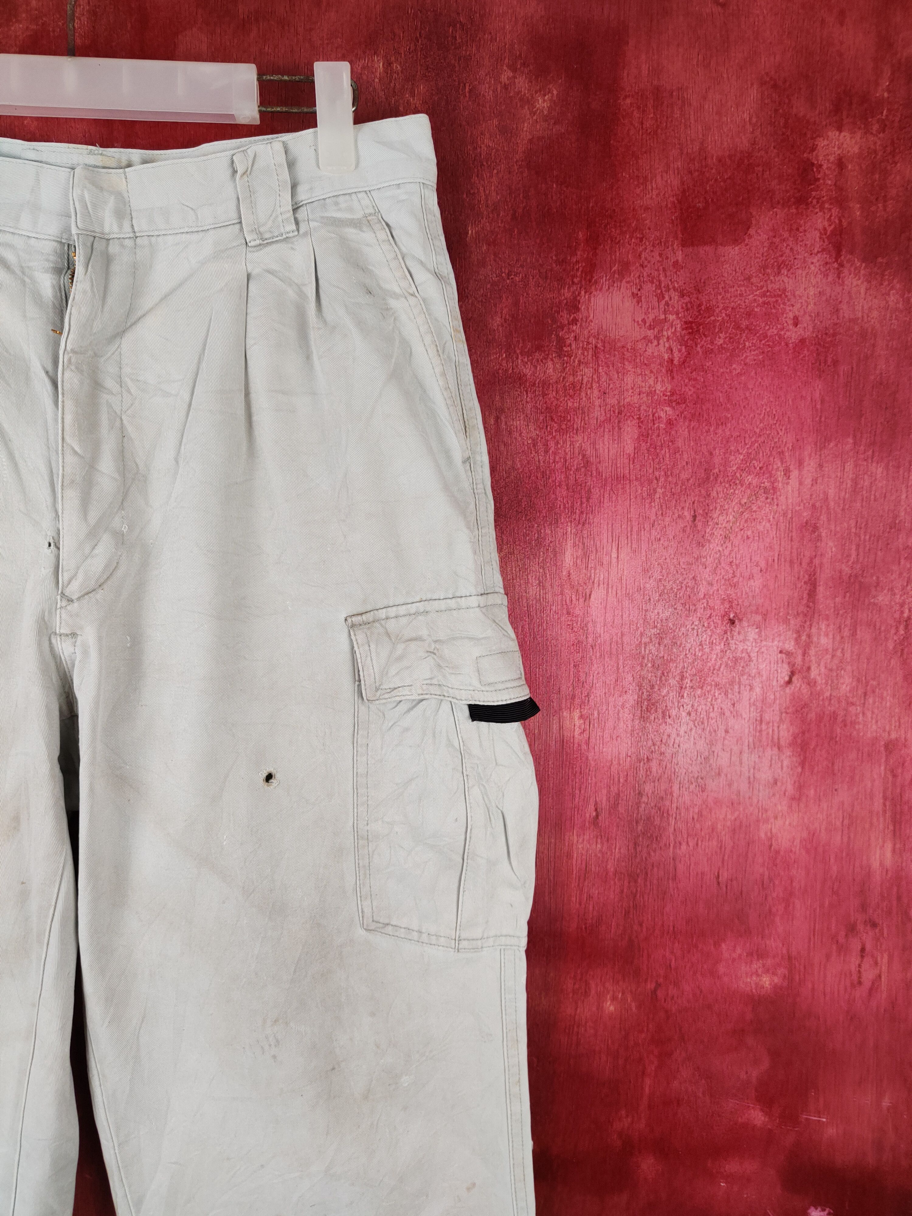 Japanese Brand Japanese Brand Light Gray Multipocket Cargo Pants #S1297 Size US 32 / EU 48 - 7 Thumbnail