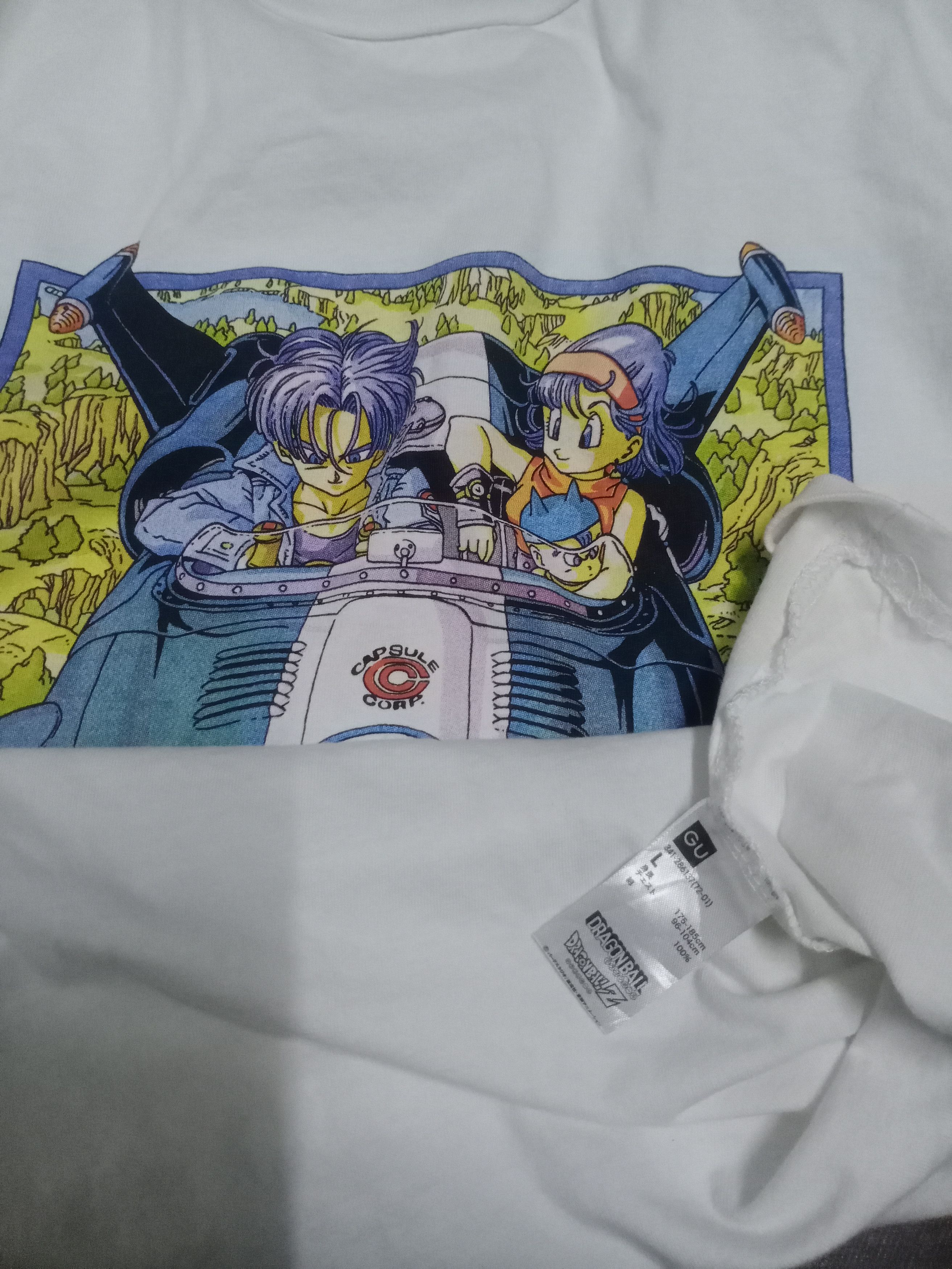 Anime × Cartoon Network × Japanese Brand Dragon ball trunks vintage t shirt Size US L / EU 52-54 / 3 - 4 Thumbnail