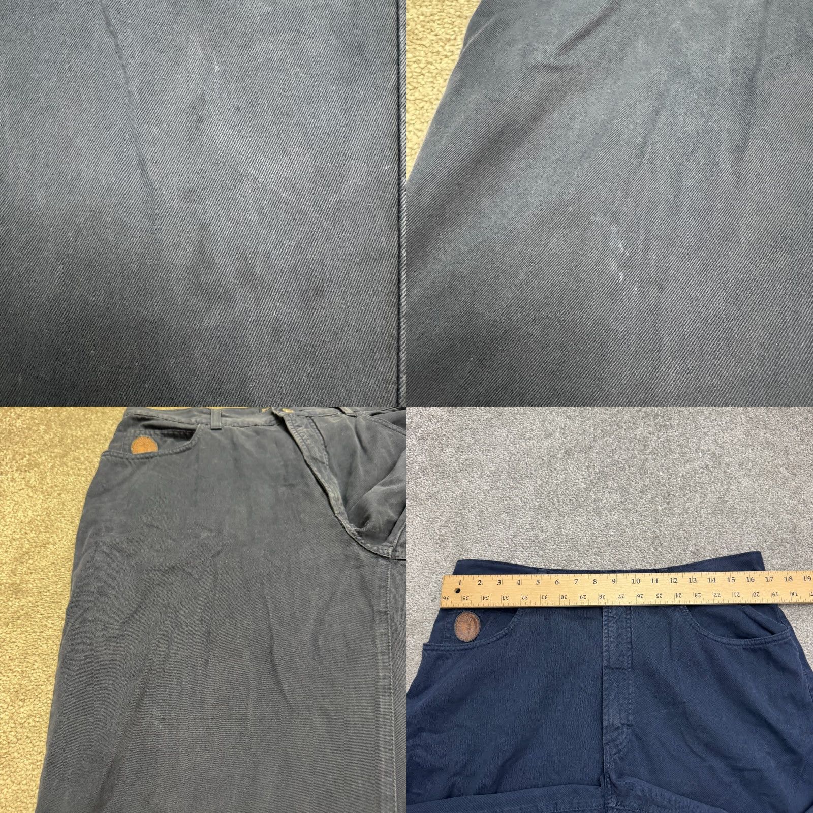 Trussardi Trussardi Jeans Cotton Chino Pants Mens 38x31 Navy Blue Straight Leg Flat Front Size US 38 / EU 54 - 9 Thumbnail