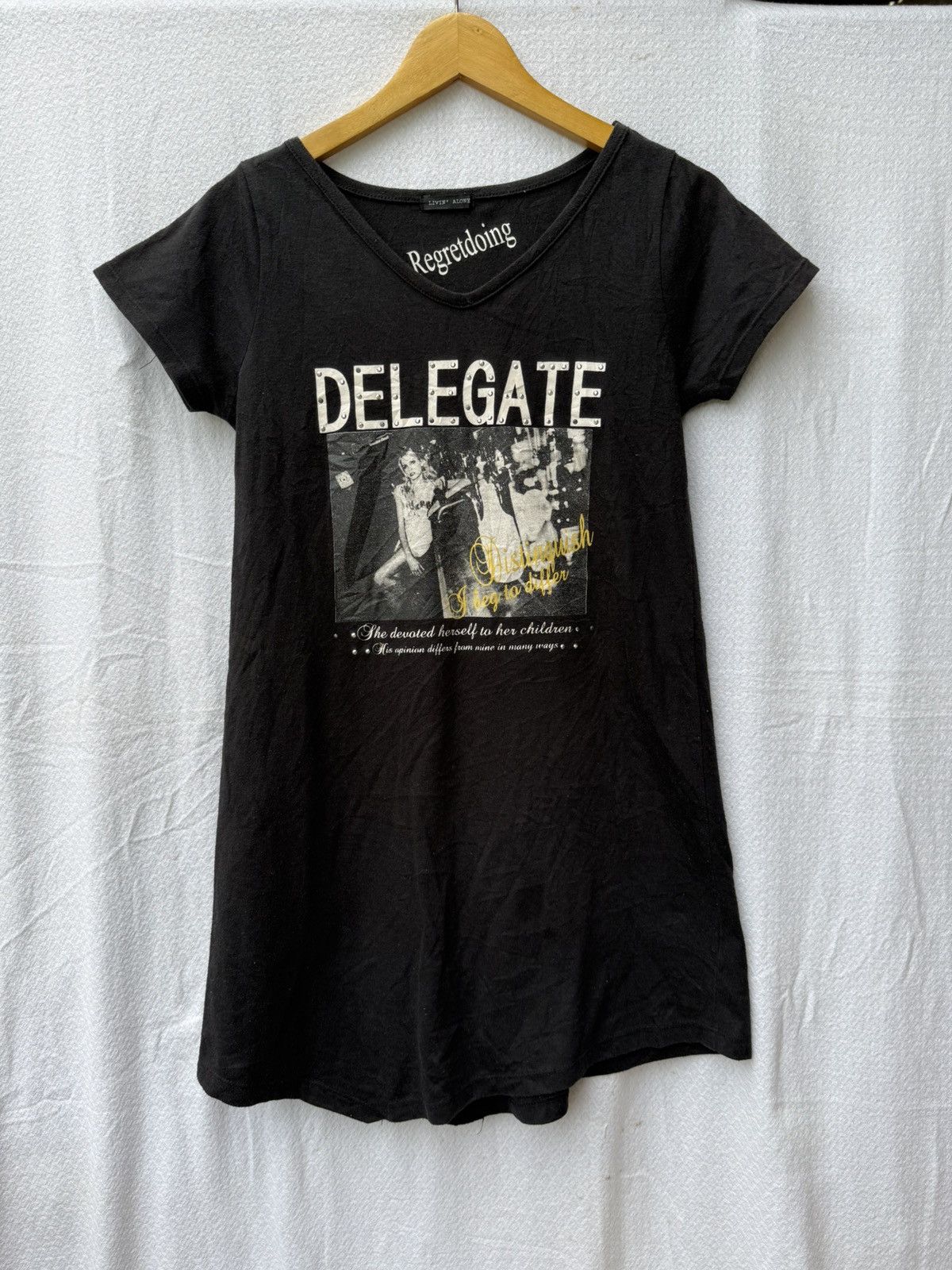 Japanese Brand Livin Alone japanese hysteric girl tee Size US S / EU 44-46 / 1 - 1 Thumbnail