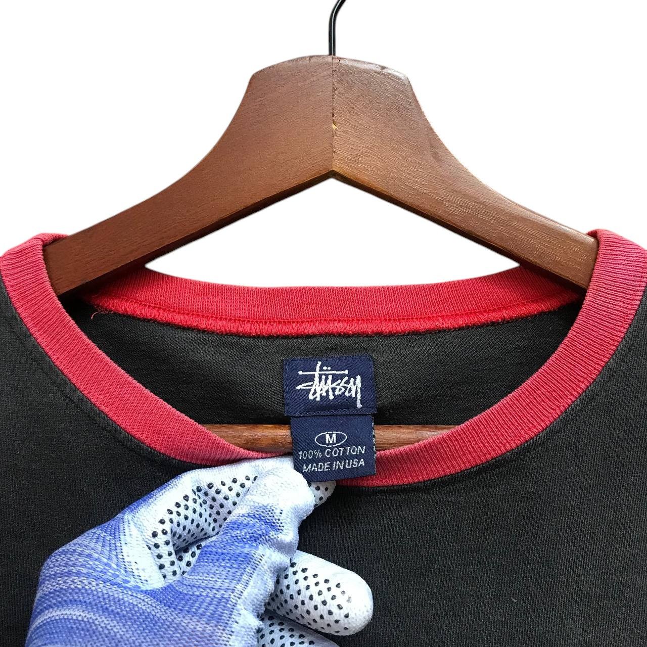 Stussy × Vintage RARE VINTAGE 90S STUSSY (S)SUPERMAN LOGO FADED BLACK REDNECK Size US M / EU 48-50 / 2 - 3 Thumbnail