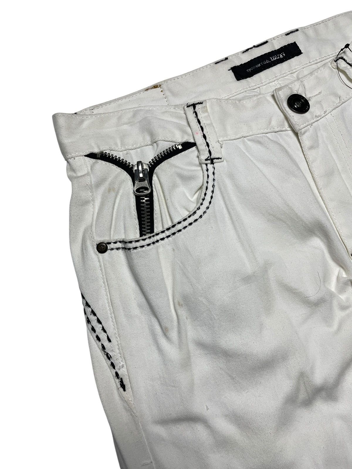 20471120 2000’s Lolita - Rear Zip Pocket Punk Style Pants Size US 32 / EU 48 - 3 Thumbnail