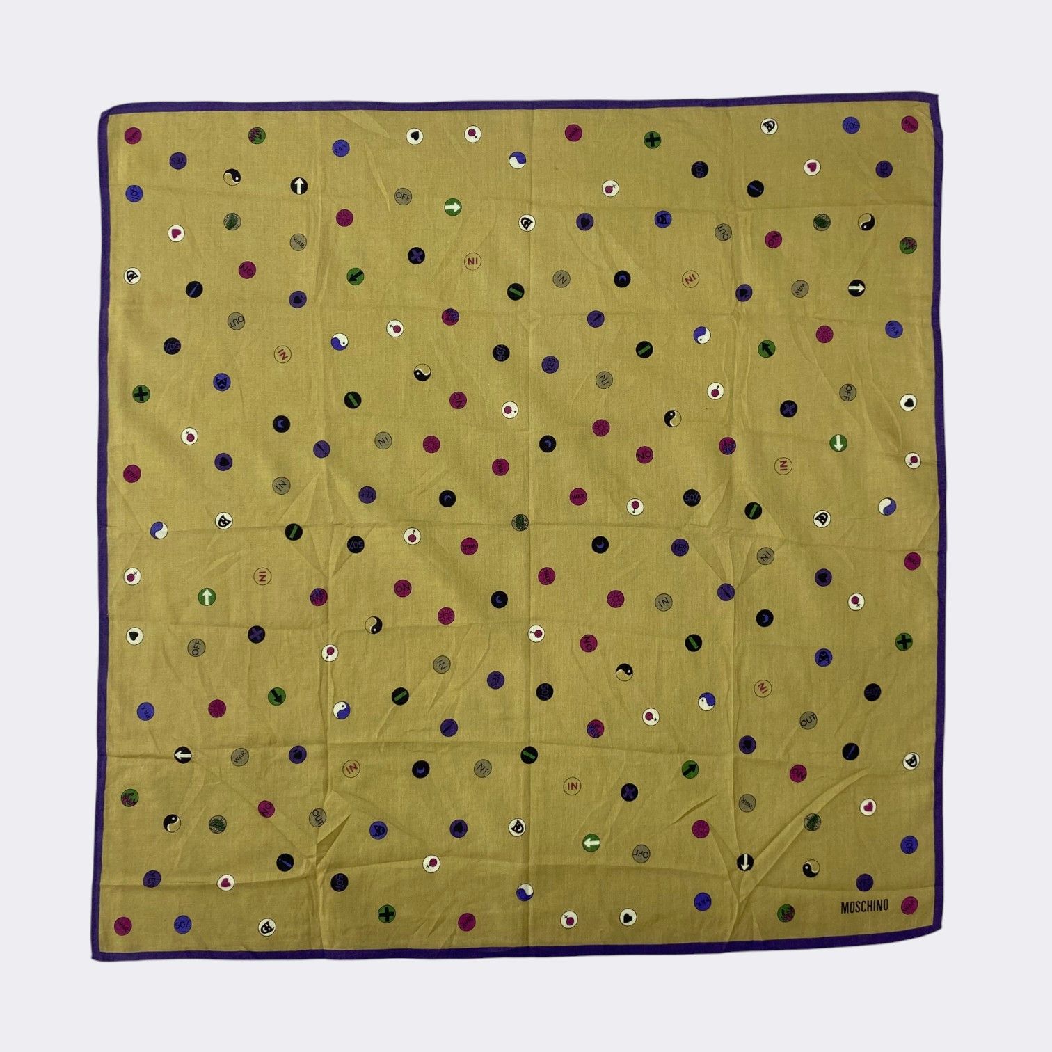 Moschino Vintage Moschino Handkerchief Neckerchief Bandana H148R Size ONE SIZE - 1 Thumbnail