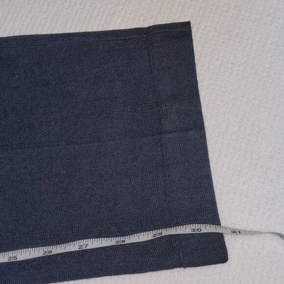 Designer Attyre New York Kerry High Rise Belt Looped Dark Blue Sz 16 Size 38" / US 16 / IT 52 - 7 Thumbnail