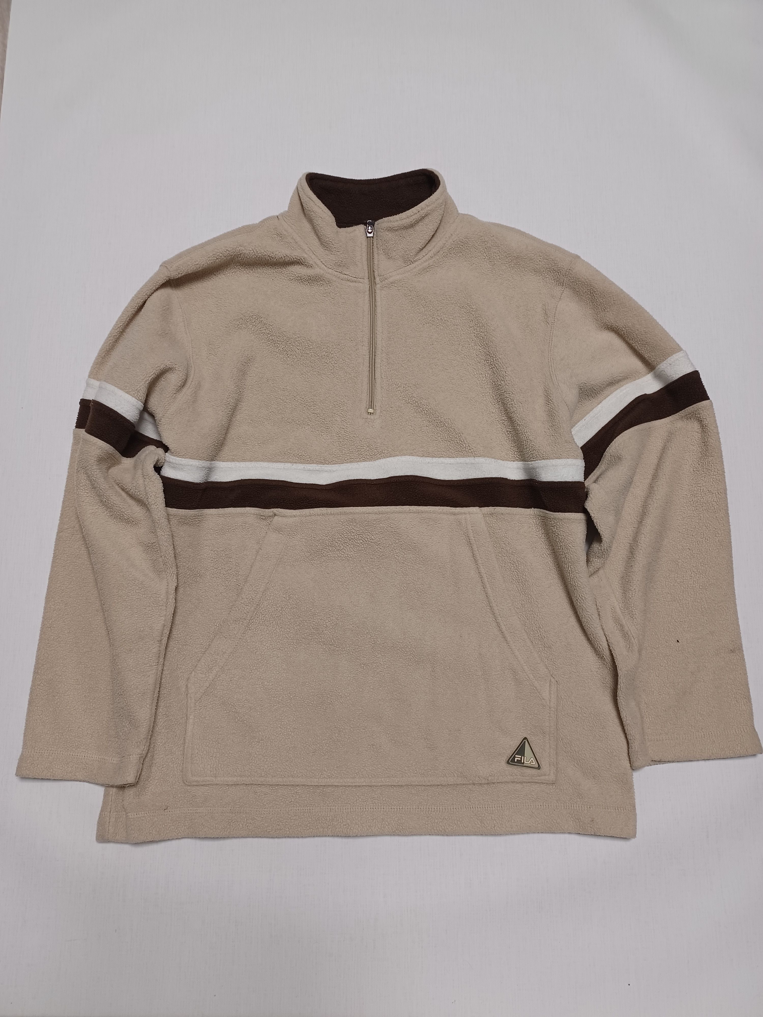 Fila Fila vintage fleece quaterzip hoodie Size US XL / EU 56 / 4 - 1 Thumbnail