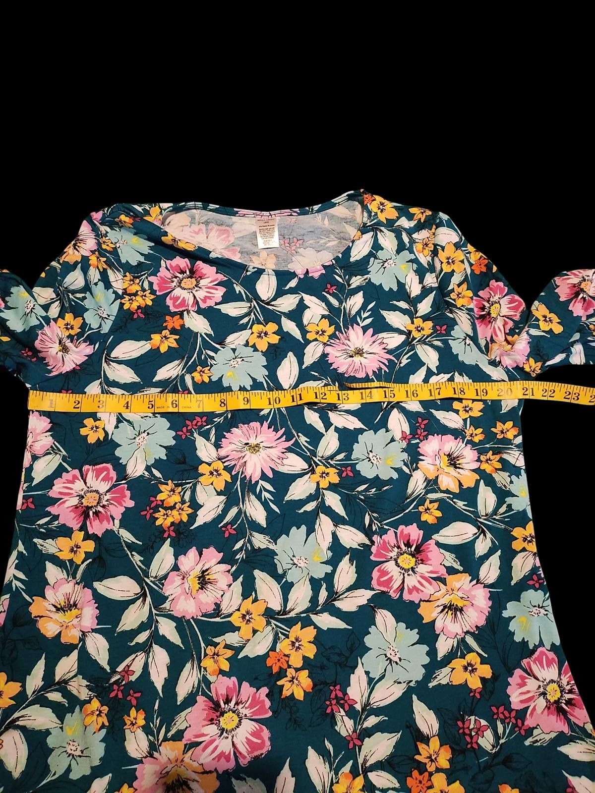 Loop & Weft West Loop Floral Print Women's Blouse With Tie Details Size M / US 6-8 / IT 42-44 - 8 Thumbnail