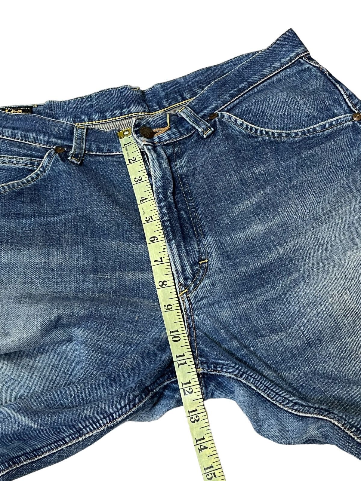Lee VINTAGE LEE RIDERS REPRO 50s RIPPED HALF SELVEDGE DENIM Size US 35 - 21 Thumbnail