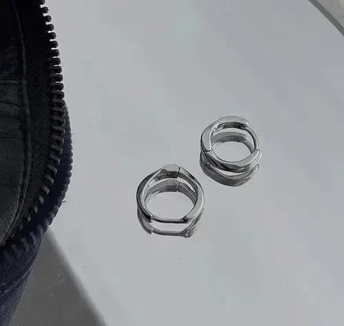 mewt Vintage hoop earrings Size ONE SIZE - 3 Thumbnail