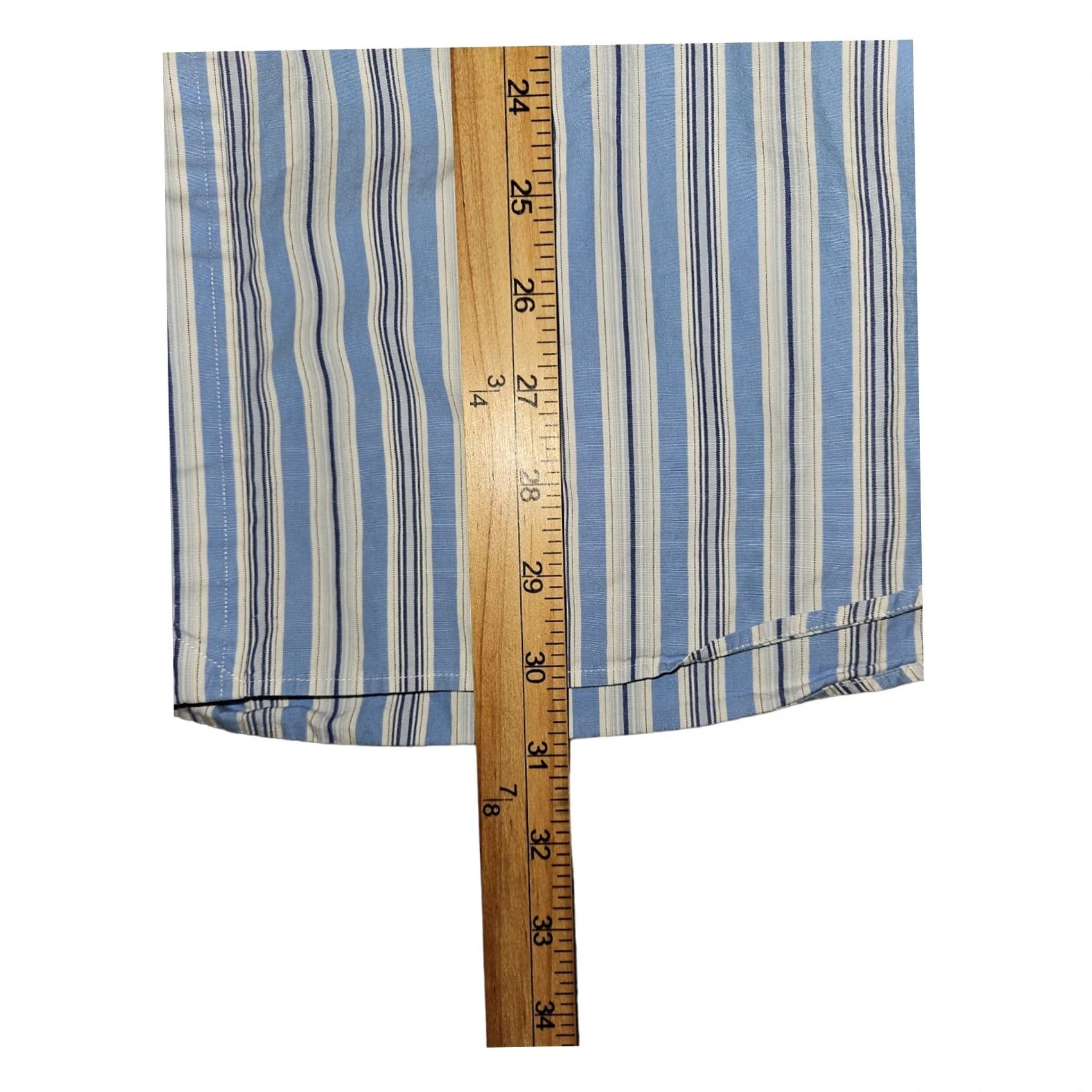 Polo Ralph Lauren VINTAGE Polo Ralph Lauren Sport Button Up Shirt XXL Blue Striped Long Sleeve Preppy Men's Size US XXL / EU 58 / 5 - 4 Thumbnail