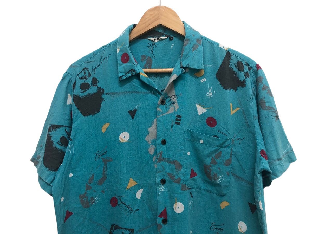 Japanese Brand × Vintage POP 🔥 OFF ROAD PARTY GRAPHIC RAYON OPEN COLLAR SHIRT Size US L / EU 52-54 / 3 - 3 Thumbnail