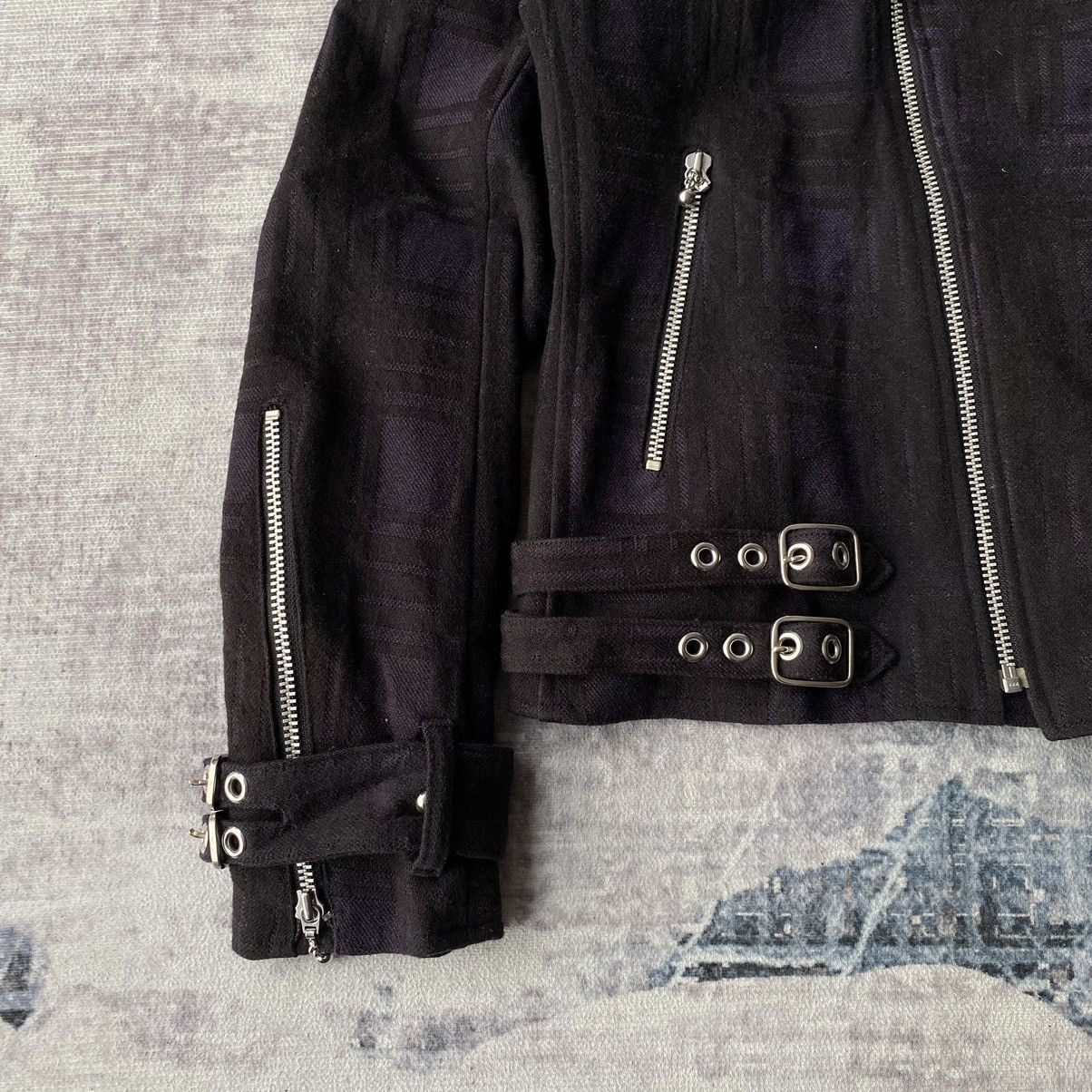 14th Addiction × If Six Was Nine × Le Grande Bleu (L.G.B.) Black Peace Now Punk Rider Jacket Size US M / EU 48-50 / 2 - 6 Thumbnail