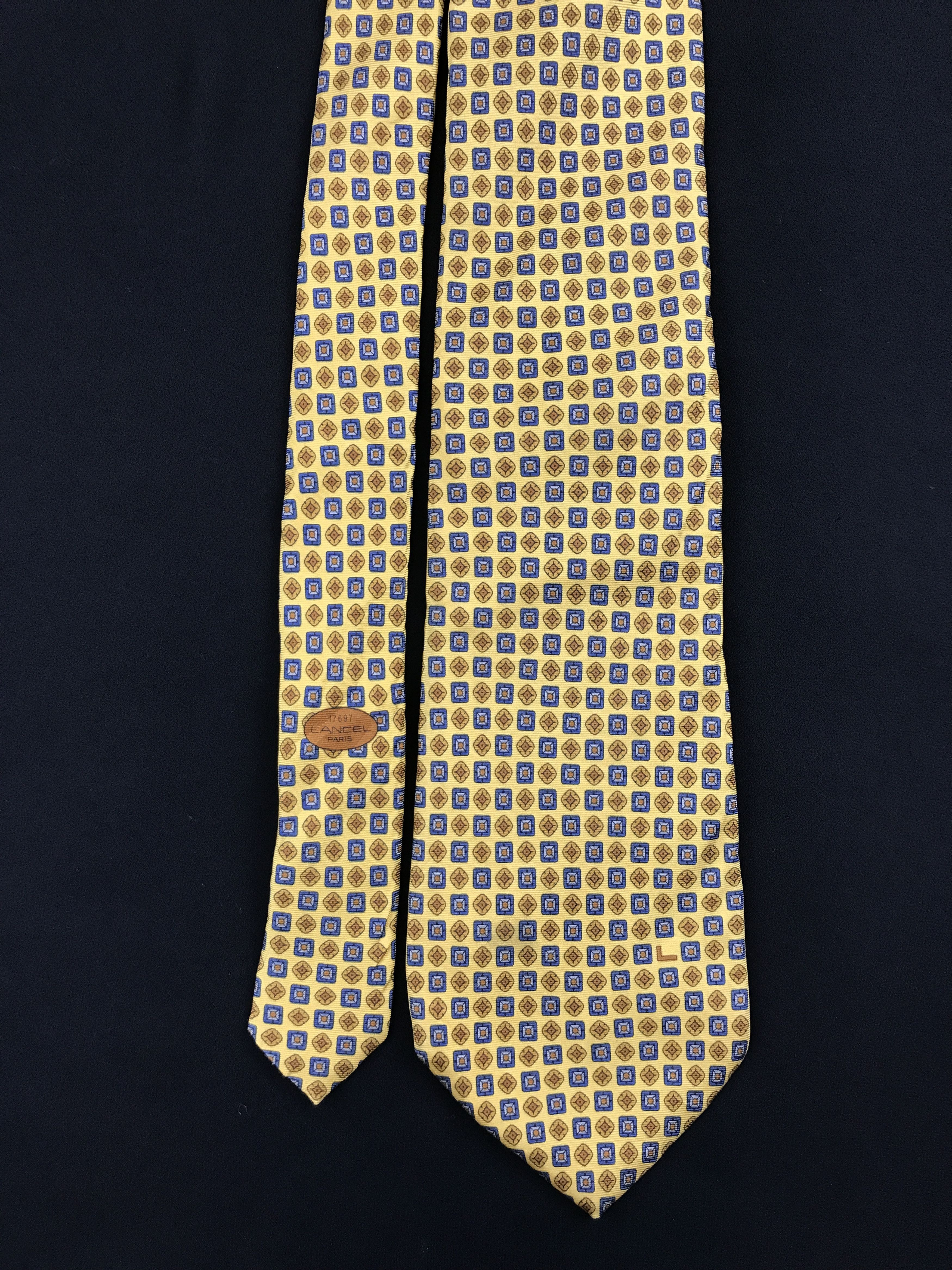 Lancel × Vintage Vintage Lancel Silk Necktie Size ONE SIZE - 3 Thumbnail