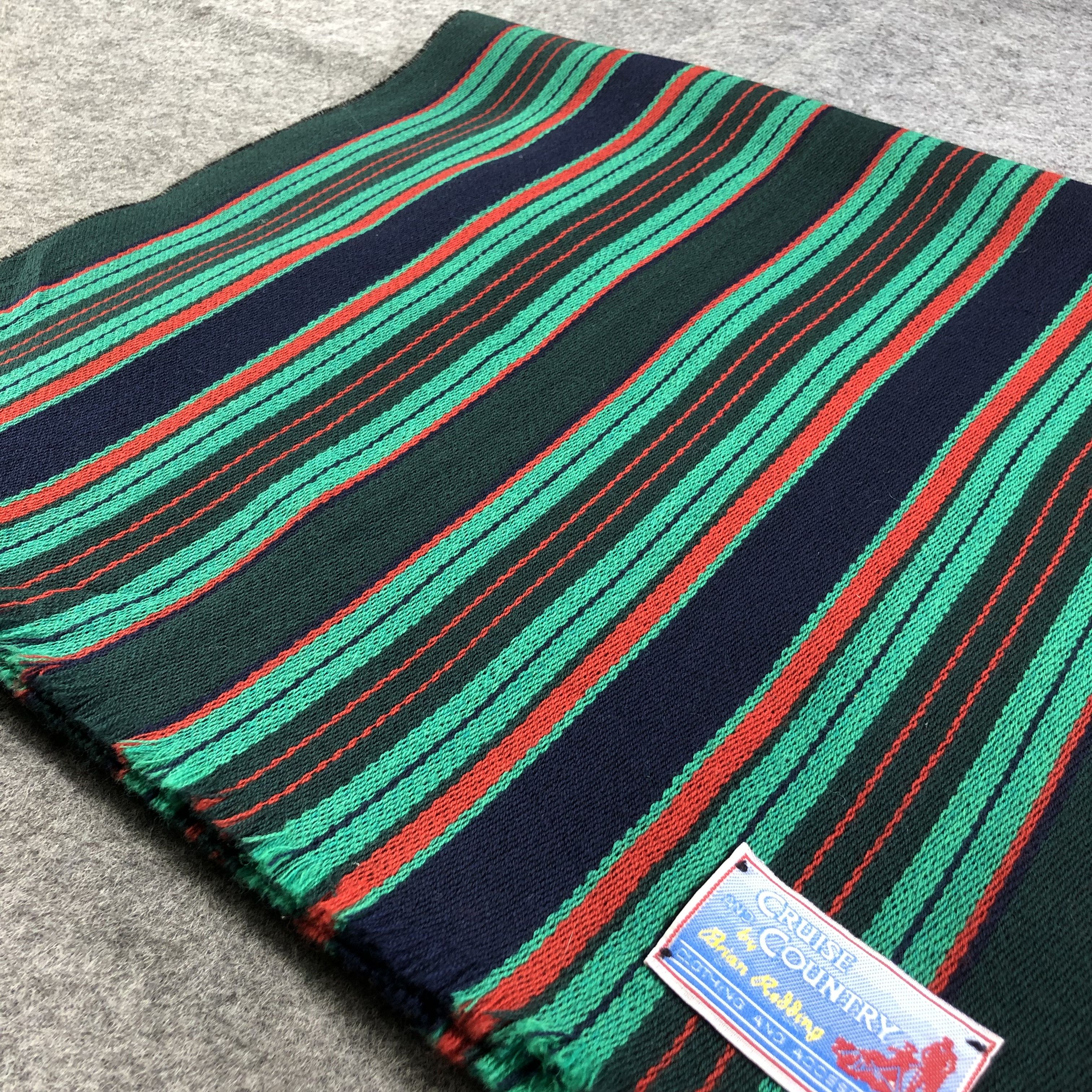 Vintage Cruise Country by Brian Redding Wool Scarf Muffler V1370 Size ONE SIZE - 2 Thumbnail