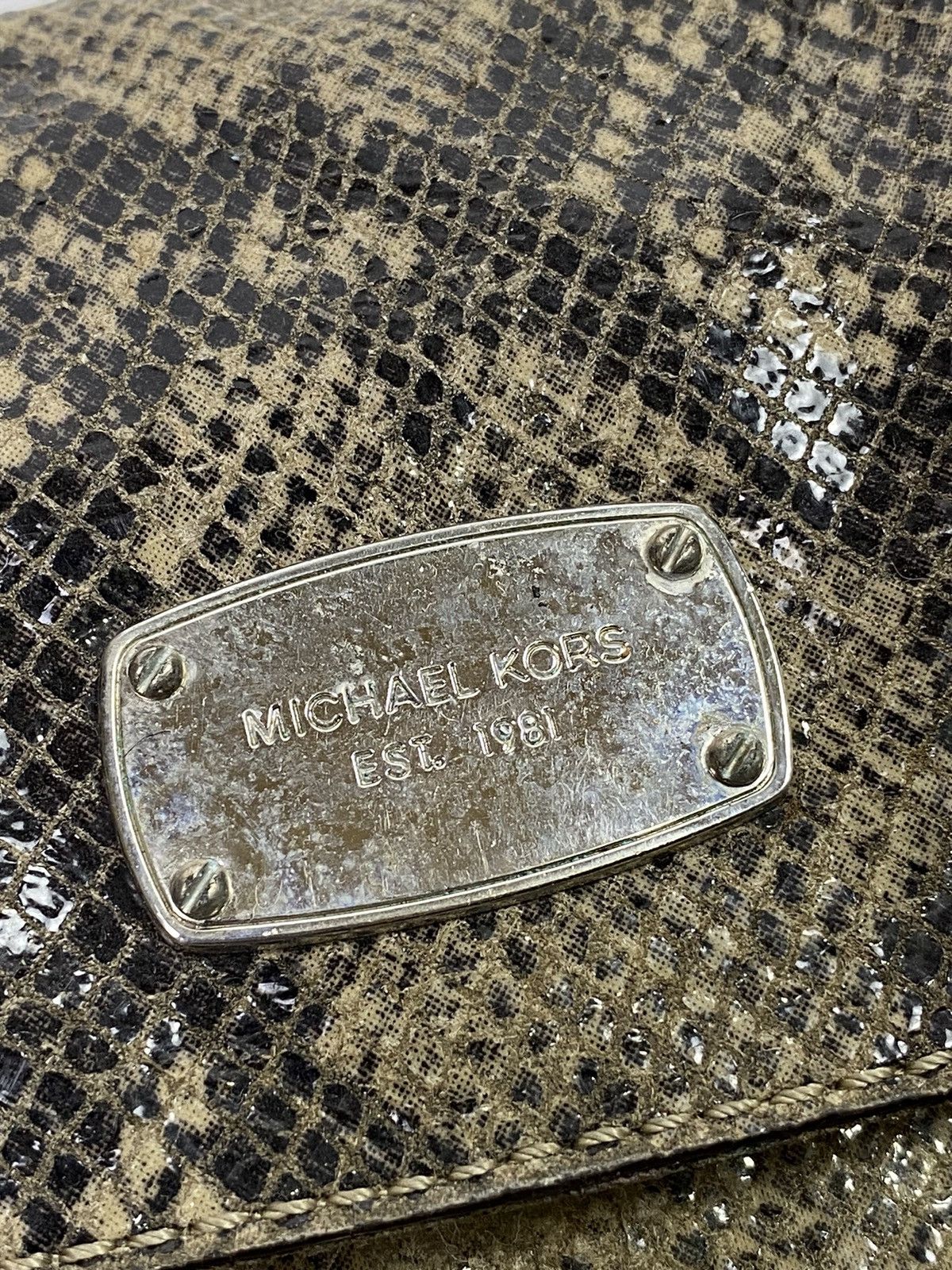 Japanese Brand × Vintage michael kors sling bag snakeskin vintage Size ONE SIZE - 2 Thumbnail