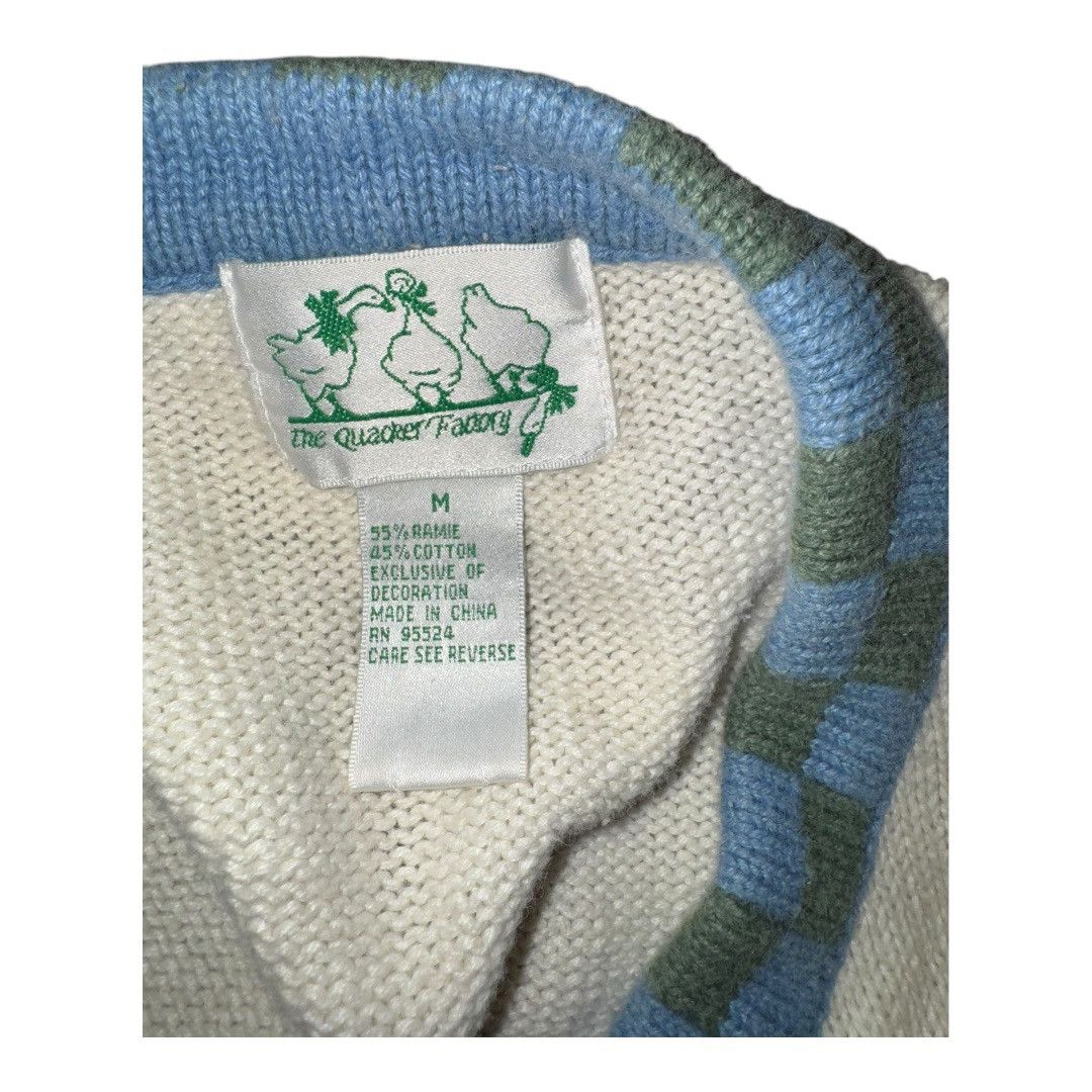 Vintage VTG Quacker Factory Medium Fall Cardigan Sweater Scarecrow Size M / US 6-8 / IT 42-44 - 8 Thumbnail