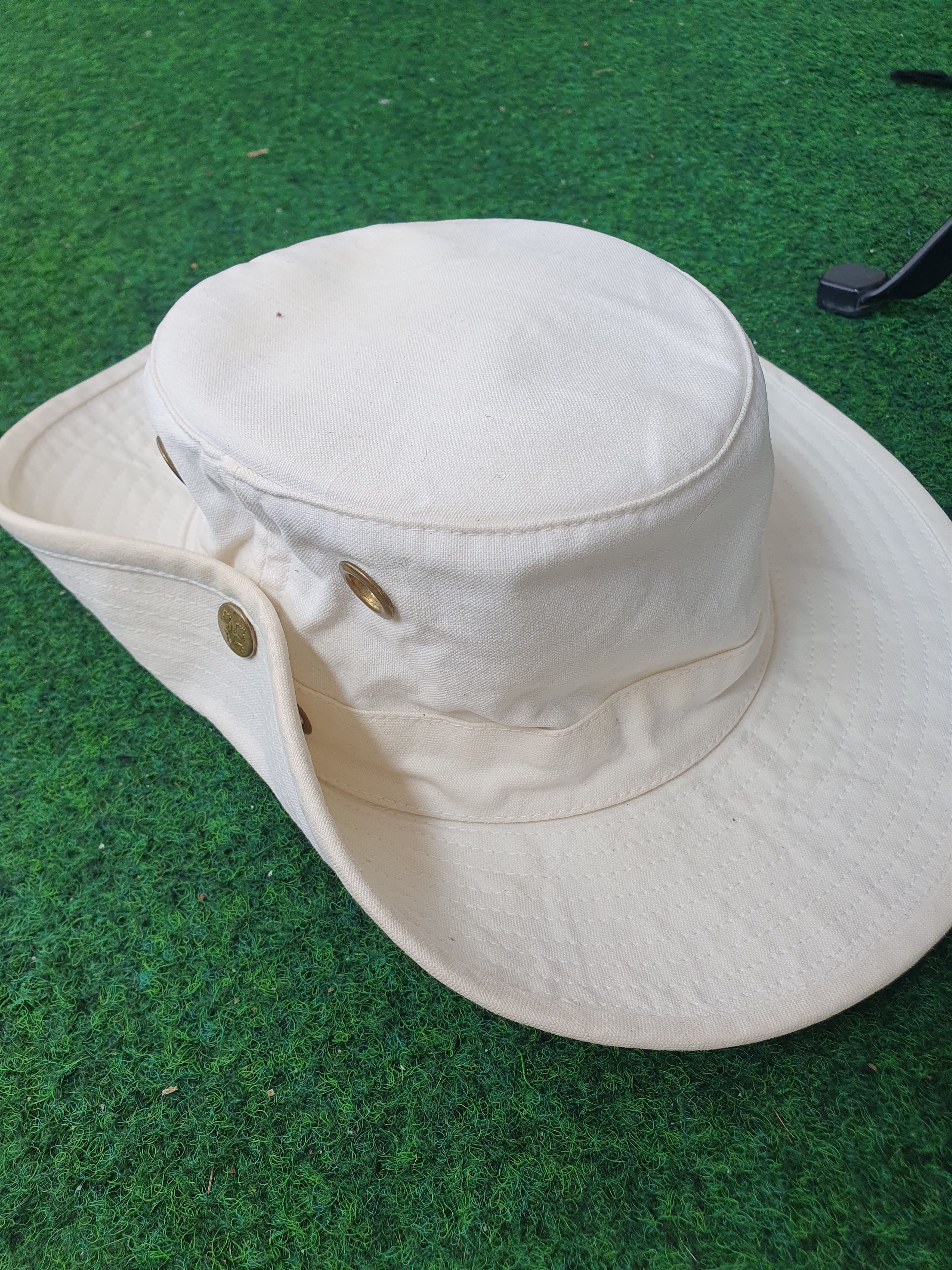 Tilley × Vintage Tilley Hat Vtg Safari T3 Duck Canvas Hat sz 6 7/8-55.5cm Size ONE SIZE - 1 Thumbnail