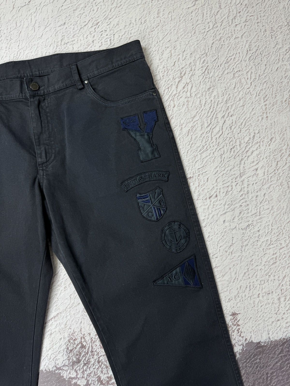 Paul & Shark Paul & Shark Midnight blue 5 pocket patched casual pants Size US 36 / EU 52 - 7 Thumbnail