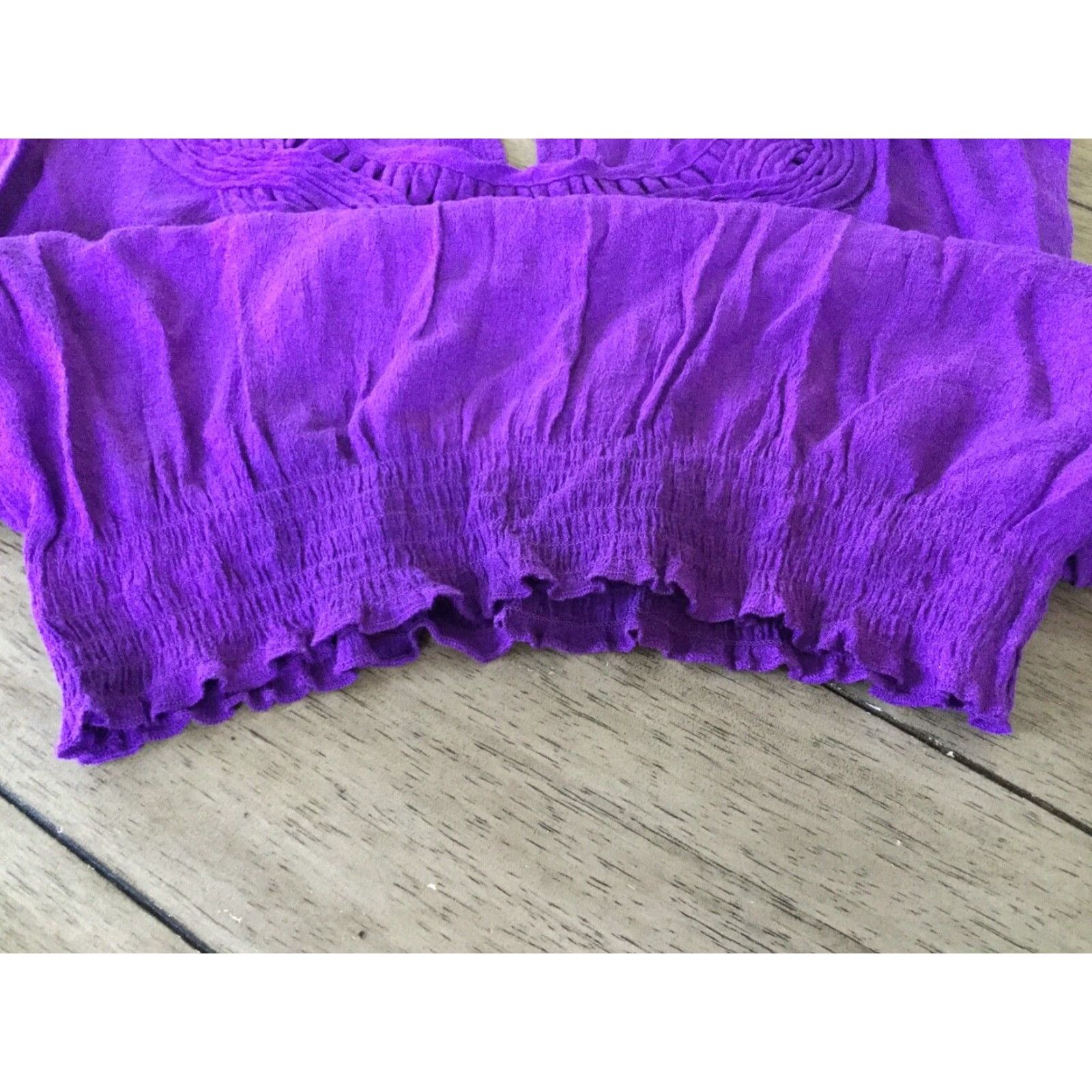 Vintage VINTAGE Forever 21 Womens XXI Purple Tank Blouse Size S/P Casual Sleeveless Knit's Solid 2000s Girls Size S / US 4 / IT 40 - 3 Thumbnail