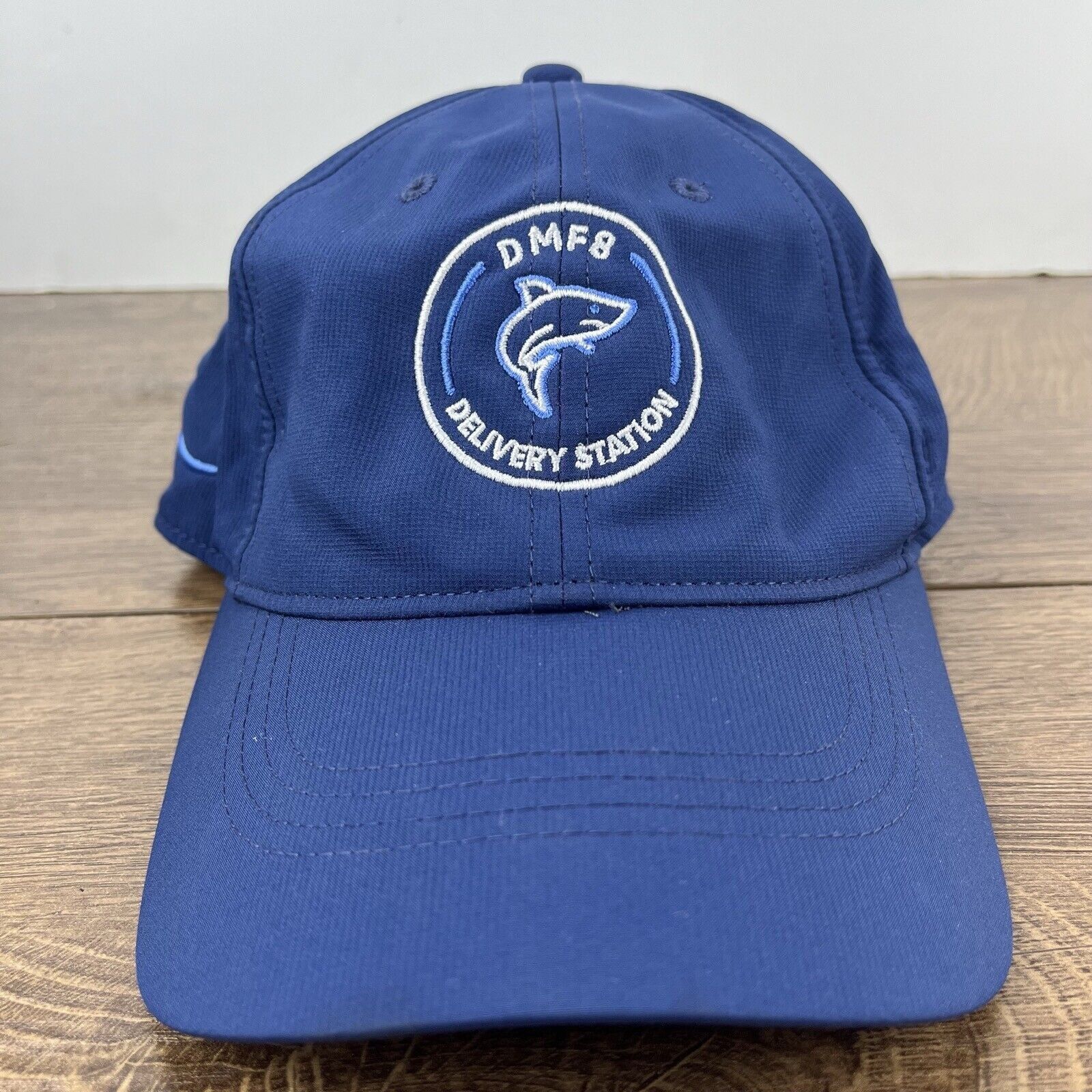 Nike DMF8 Delivery Station Hat Nike Shark Blue Adjustable Hat Blu Size ONE SIZE - 4 Thumbnail