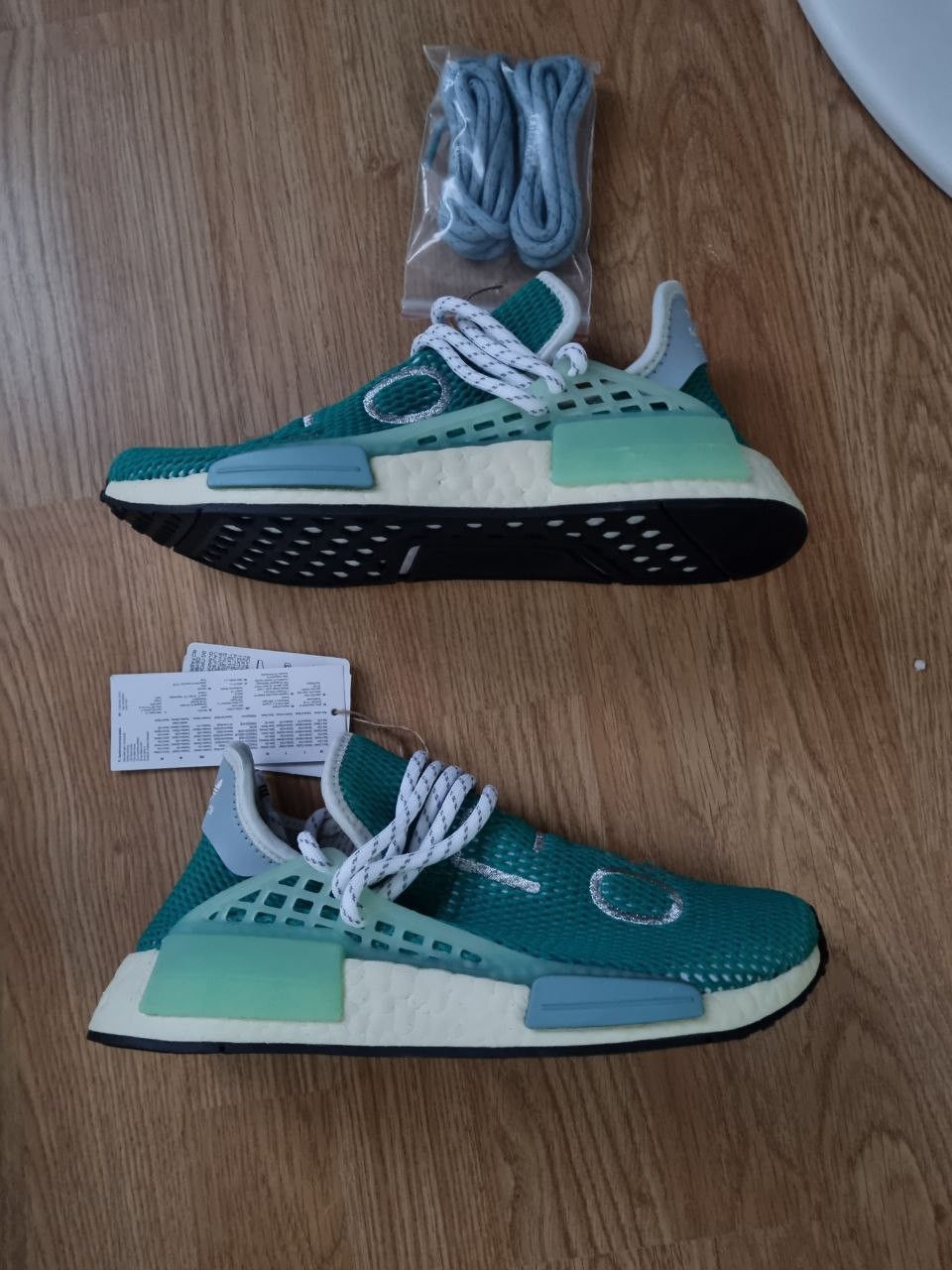 Adidas adidas NMD Hu Pharrell Dash Green Size US 5.5 / EU 38 - 2 Thumbnail