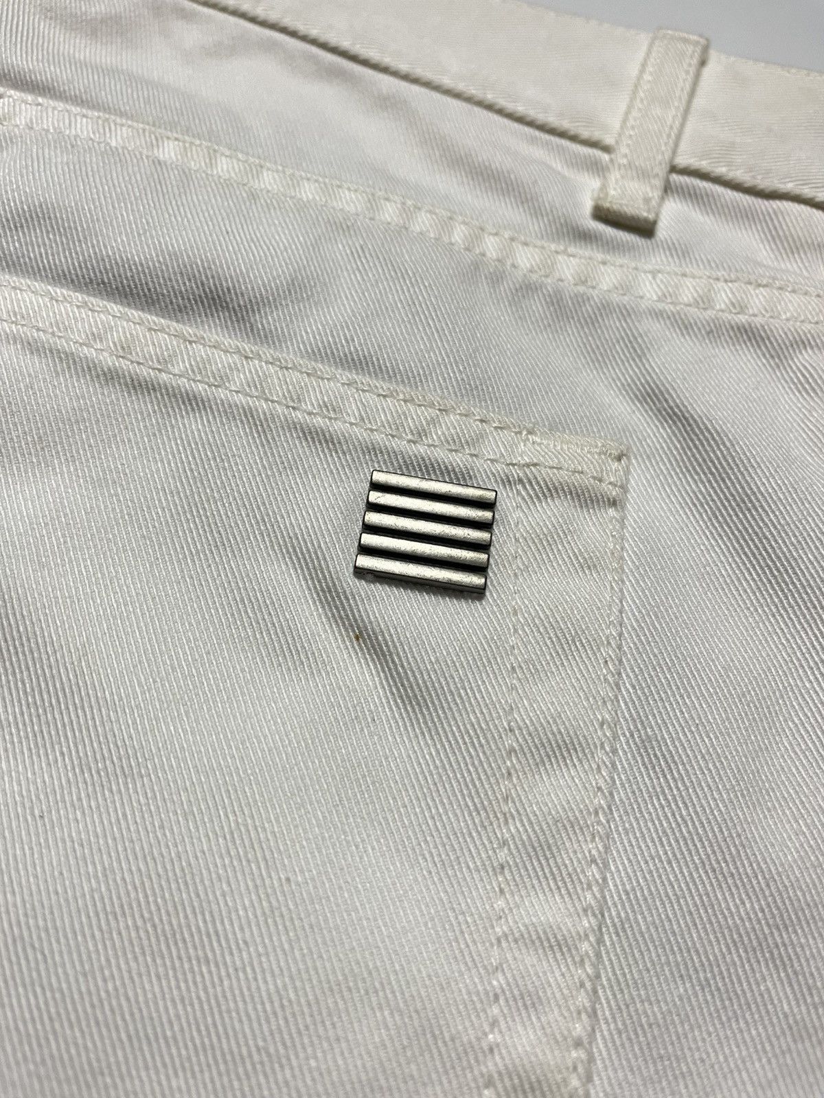 Palm Angels Palm Angels Denim Pants in White Size US 30 / EU 46 - 14 Thumbnail