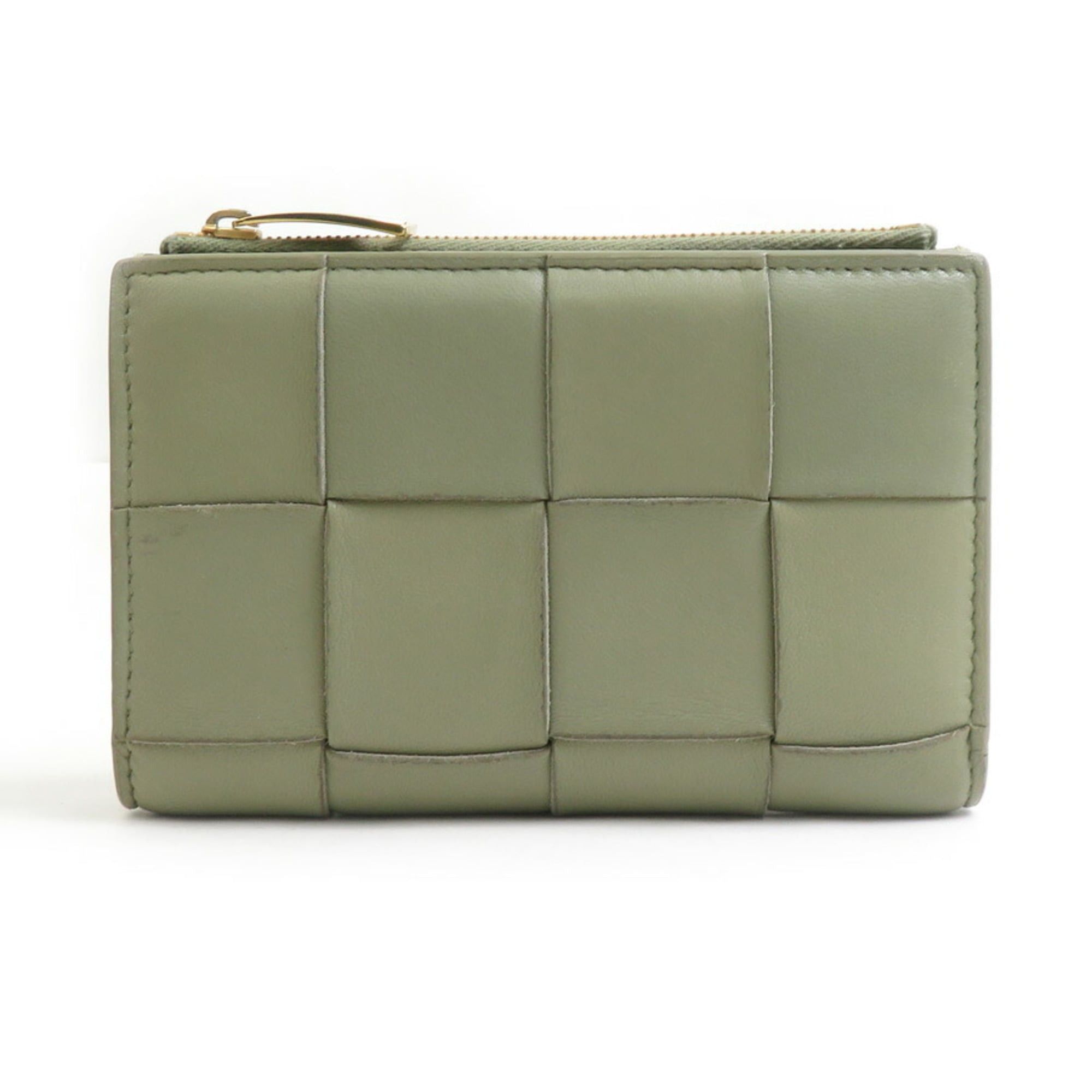 Bottega Veneta Bottega Veneta Women's Green Leather Bi-fold Wallet r10926g Size ONE SIZE - 1 Thumbnail