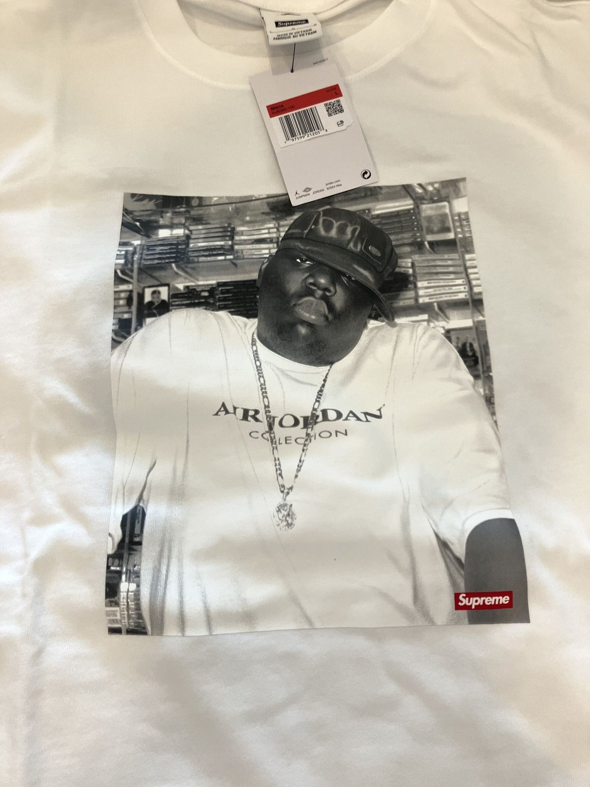 Supreme X Jordan Brand Biggie Smalls Rapper