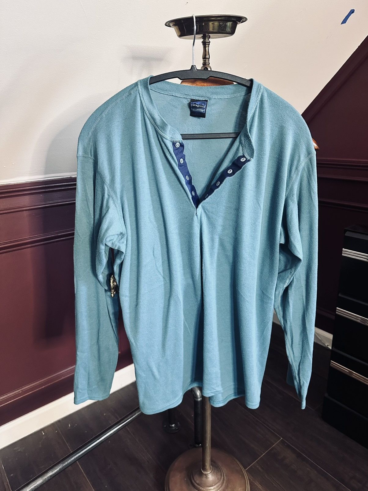 Patagonia Vintage henley MiUSA Capilene shirt / sweatshirt Size US L / EU 52-54 / 3 - 7 Thumbnail