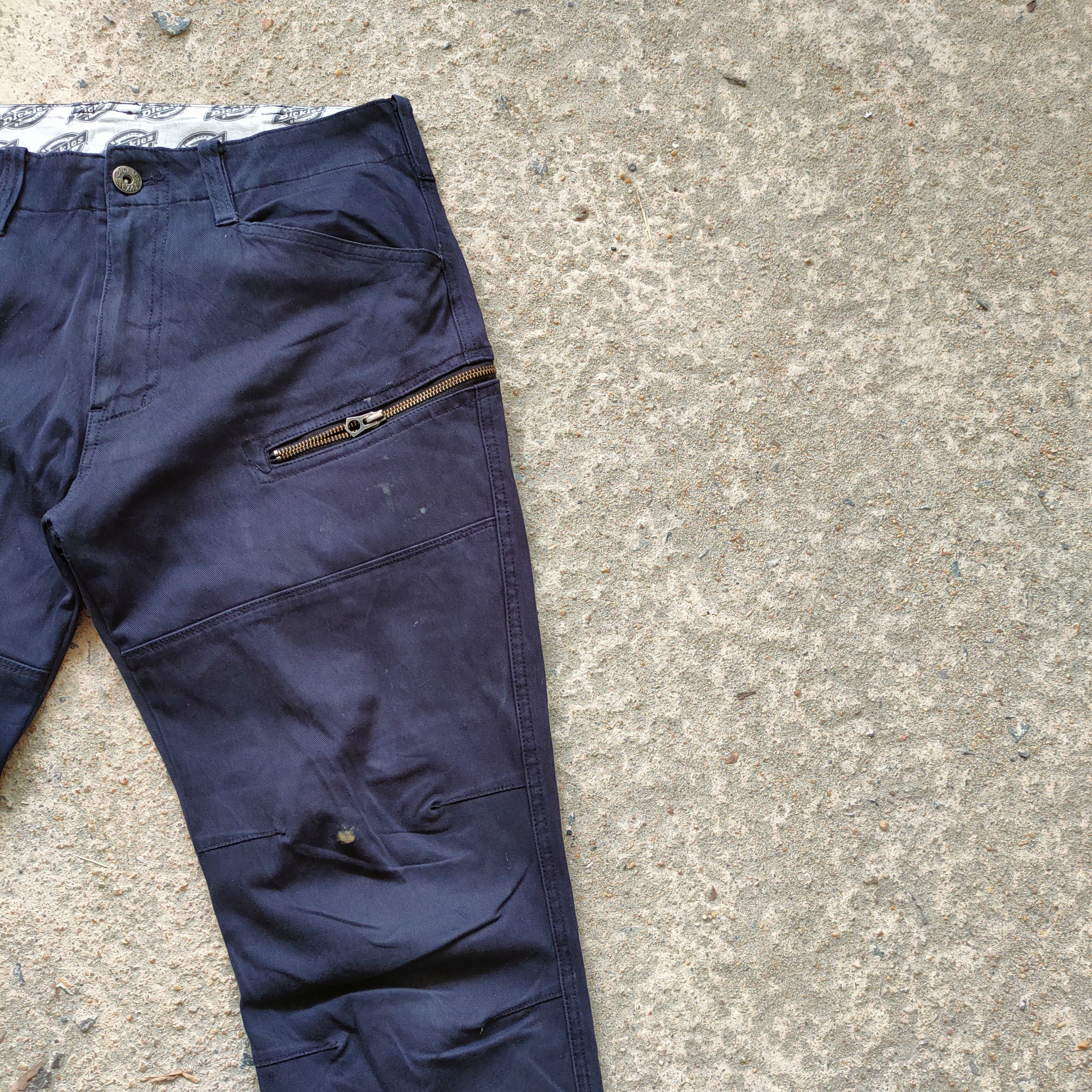 Dickies × Vintage DICKIES DARK BLUE CARGO PANTS Size US 33 - 5 Thumbnail