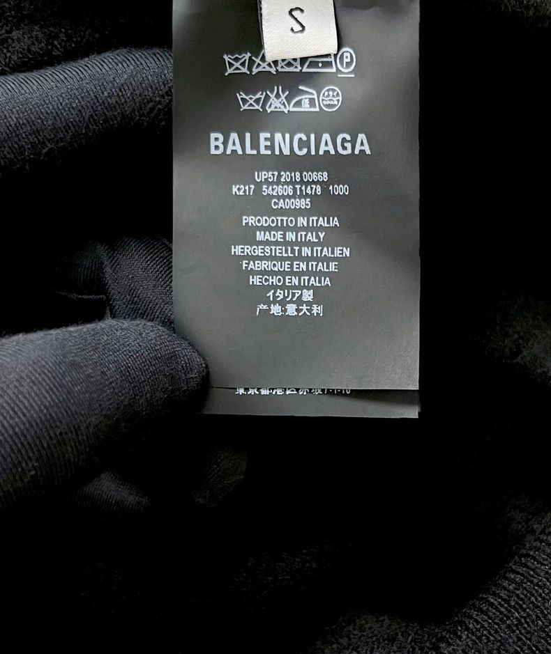Balenciaga Balenciaga Embroidered double-B wheat-ear monogram logo tu Size US S / EU 44-46 / 1 - 4 Thumbnail