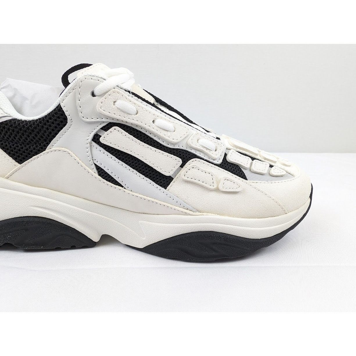 Amiri o1rshd1 Q:2 / Bone Runner in Black / White Size US 8 / EU 41 - 6 Thumbnail