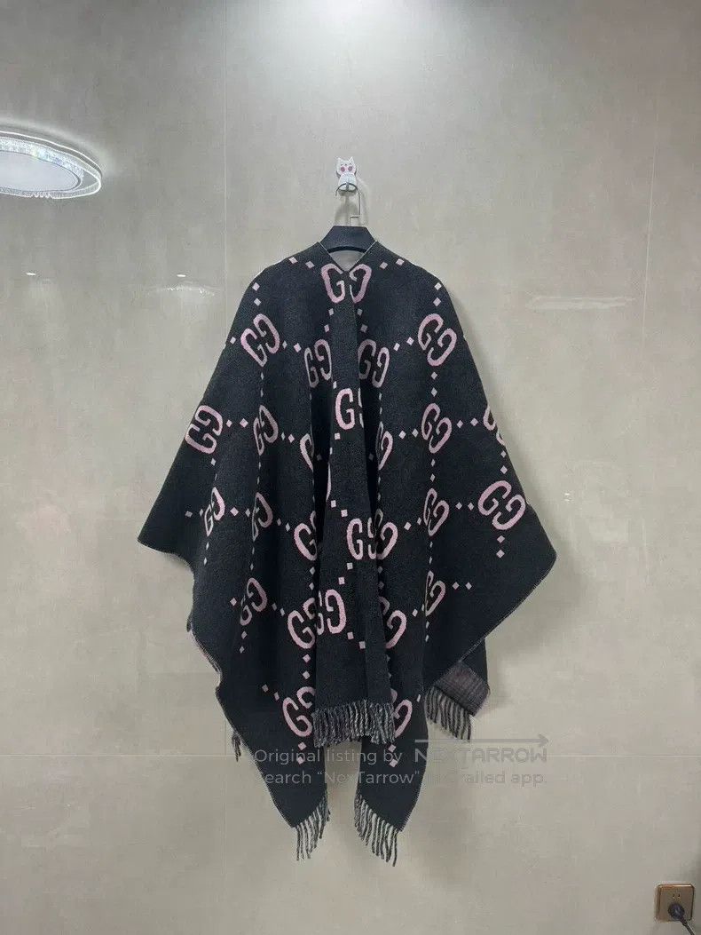 Gucci Gucci Woollen double-sided cloak coat Size ONE SIZE - 2 Thumbnail