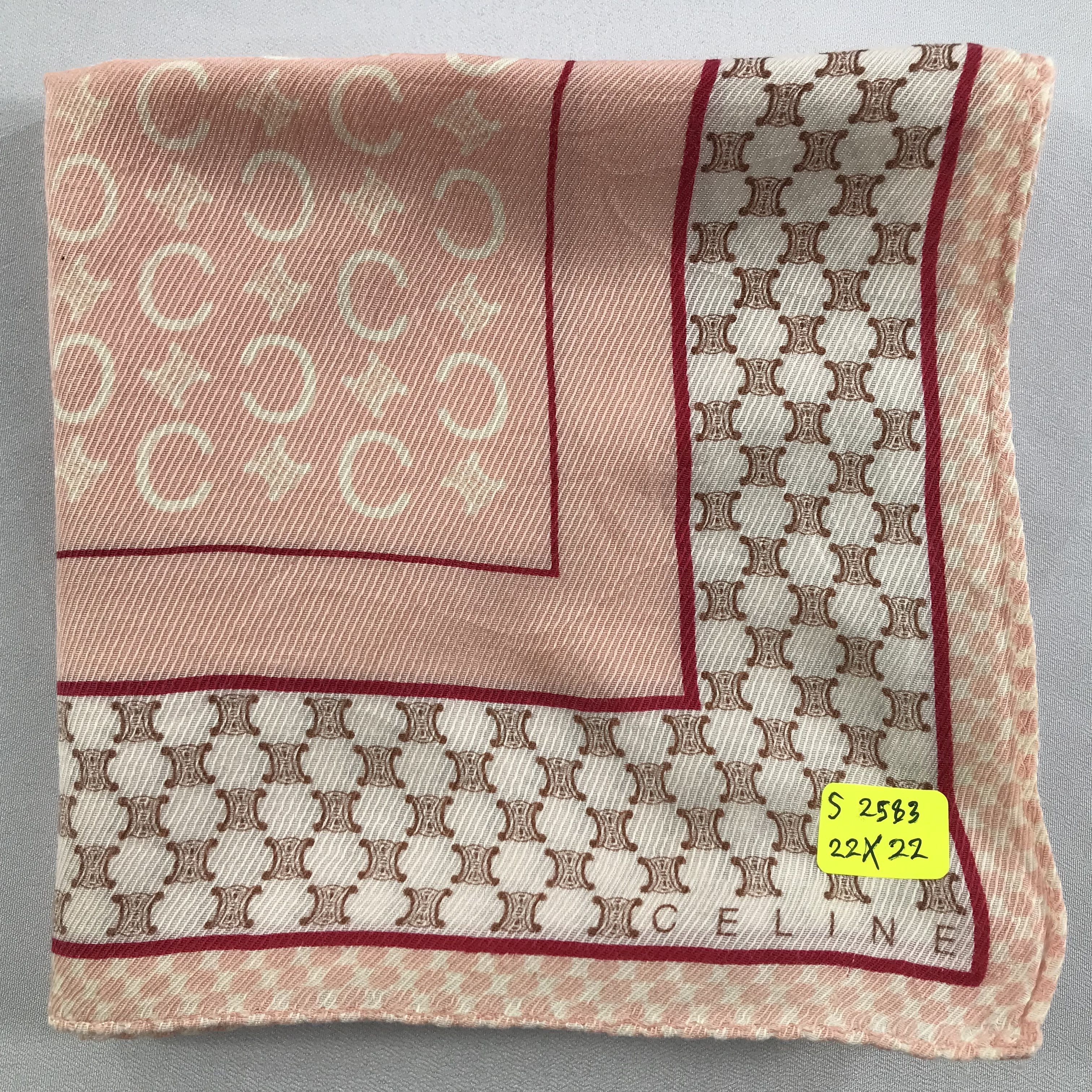 Celine × Vintage Celine Bandana / Handkerchief / Neckerchief - S2583 Size ONE SIZE - 4 Thumbnail